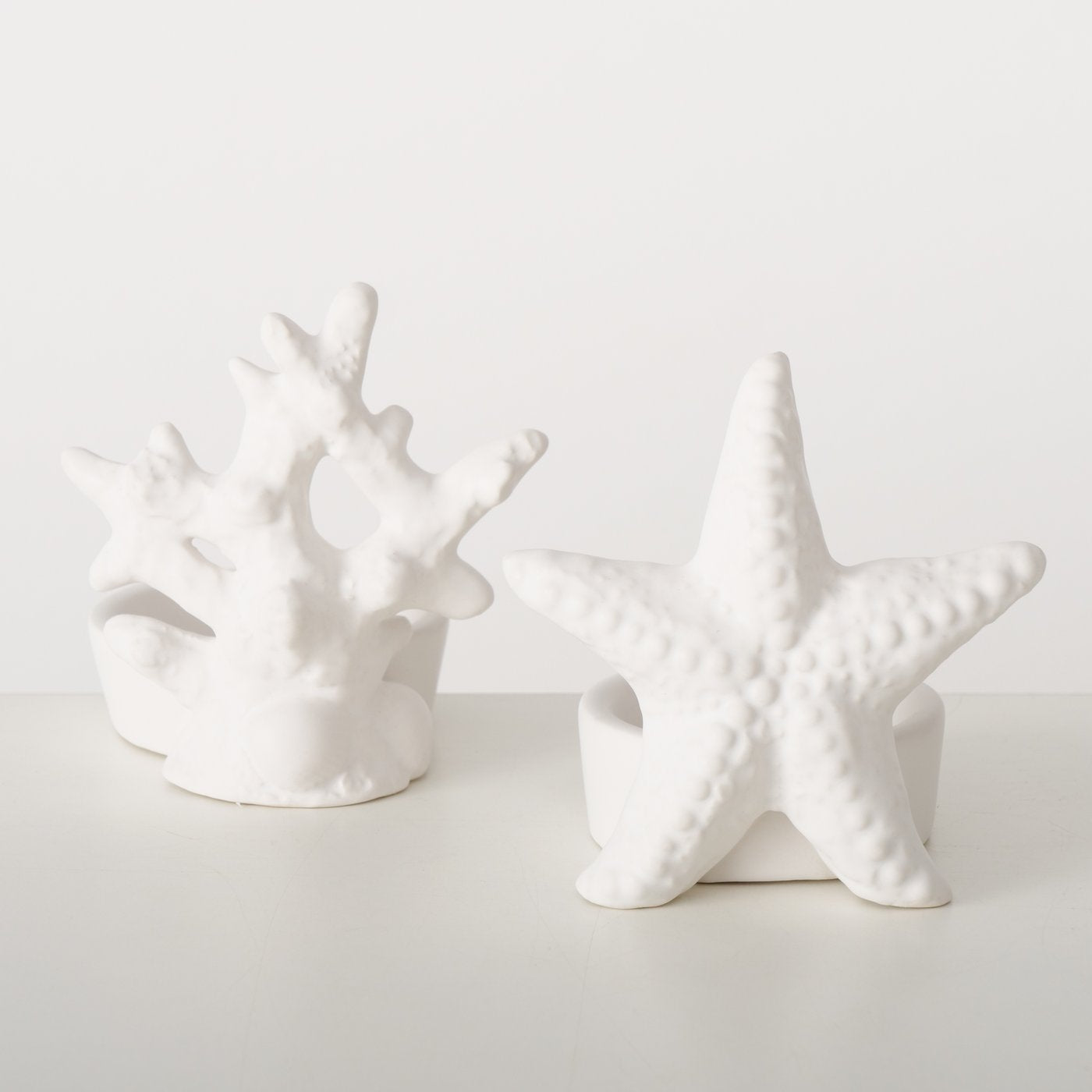 Kerzenhalter Moana Koralle - weiß