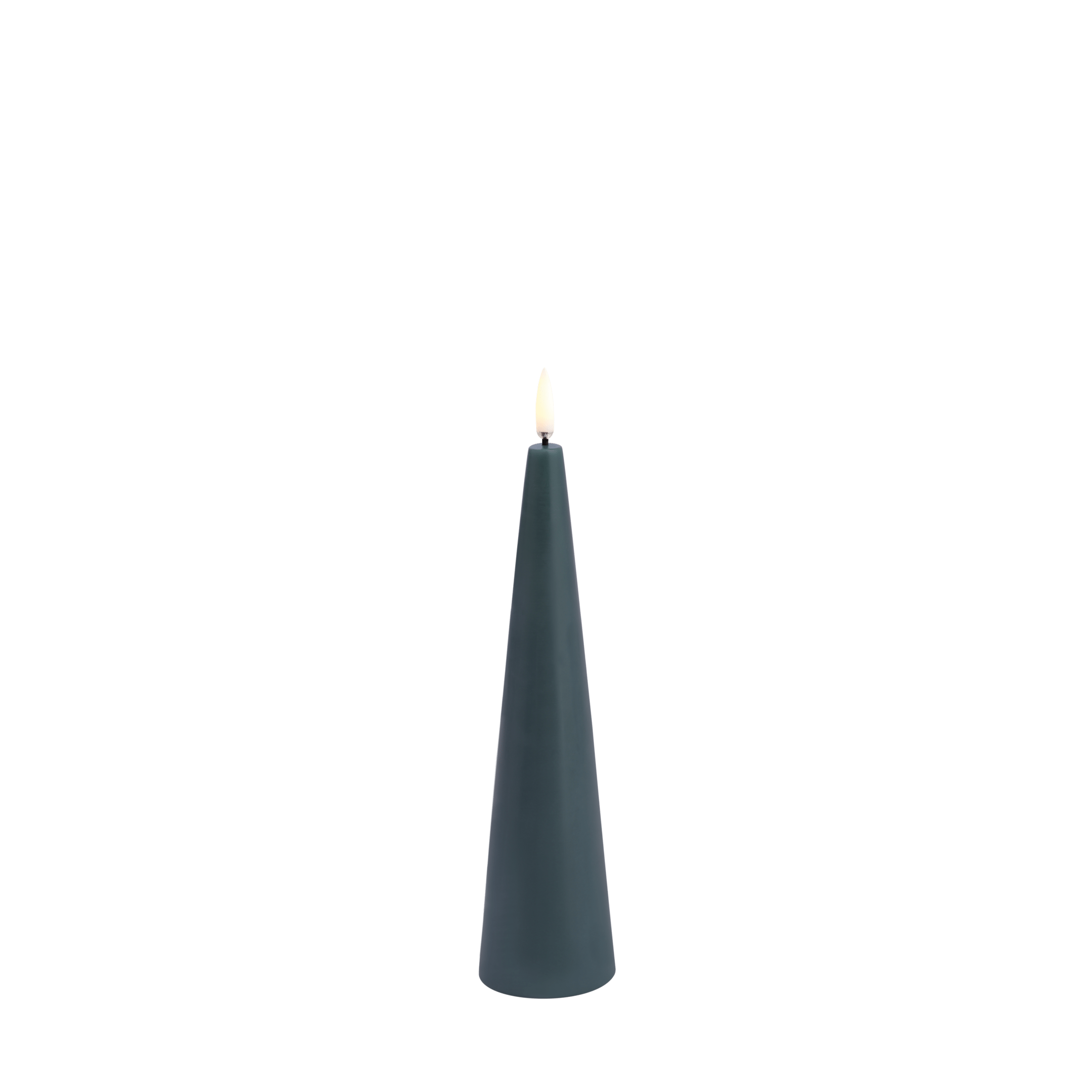 Uyuni Cone LED Kerze pine green