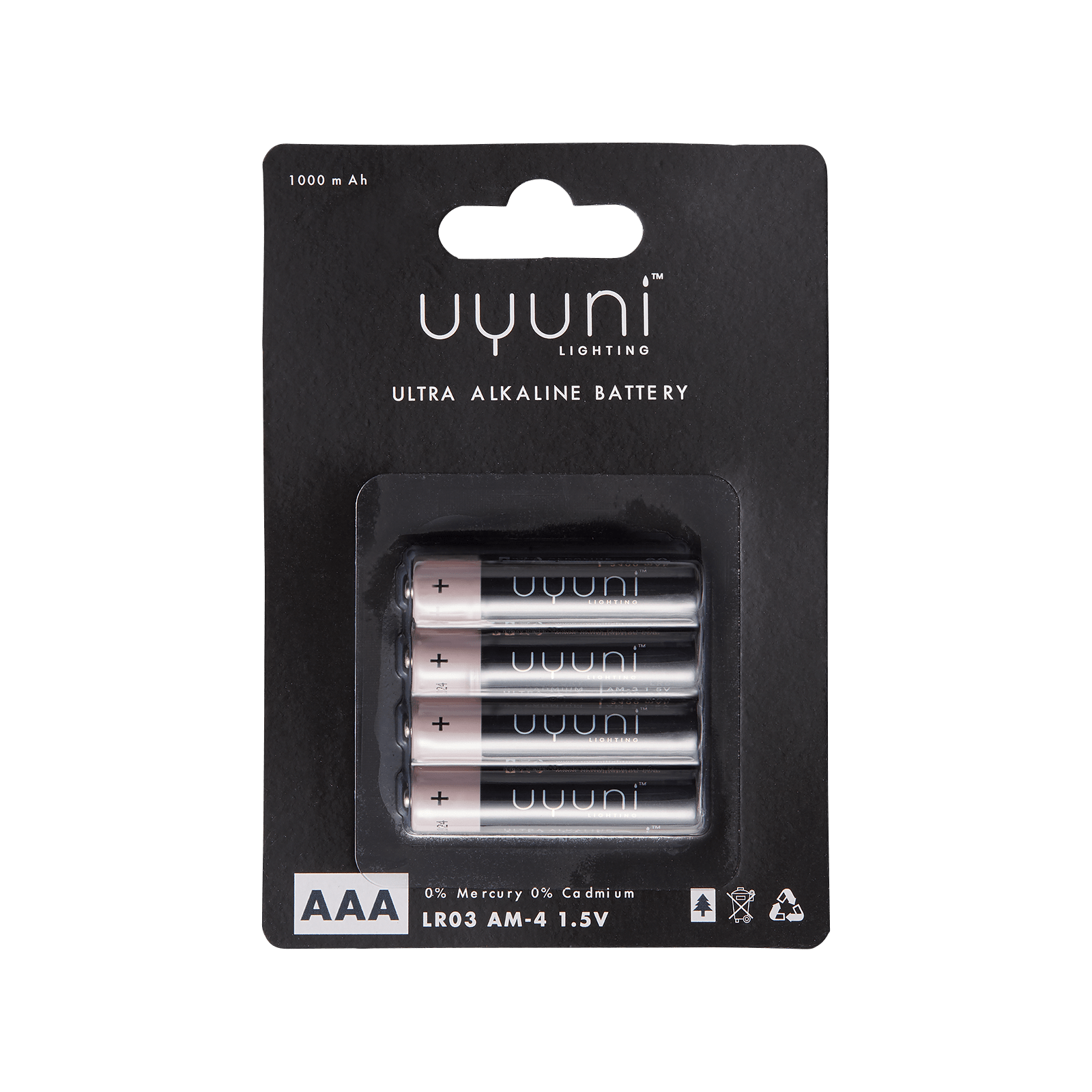 Uyuni AAA Batterien 4er Pack