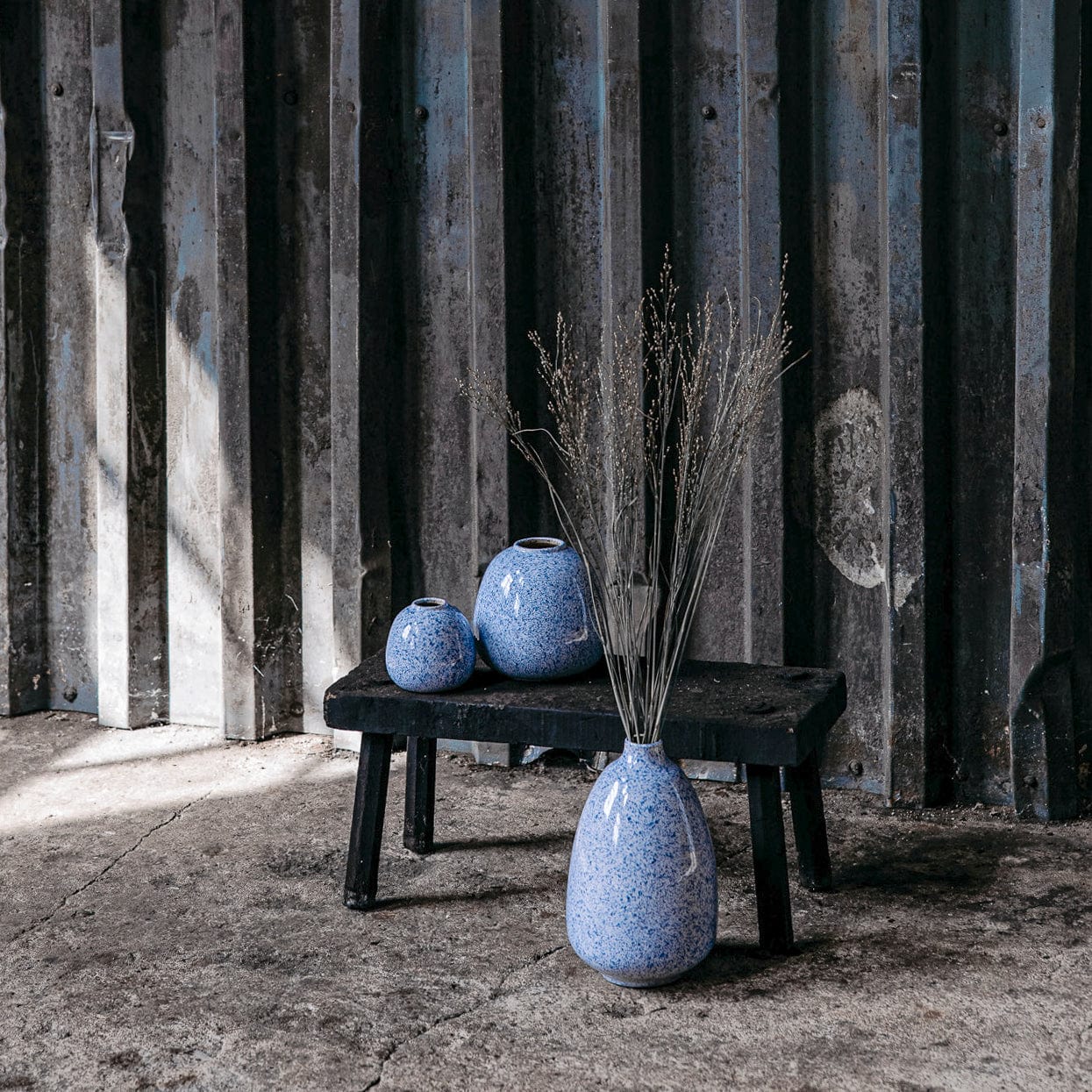 Vase Avik - blau