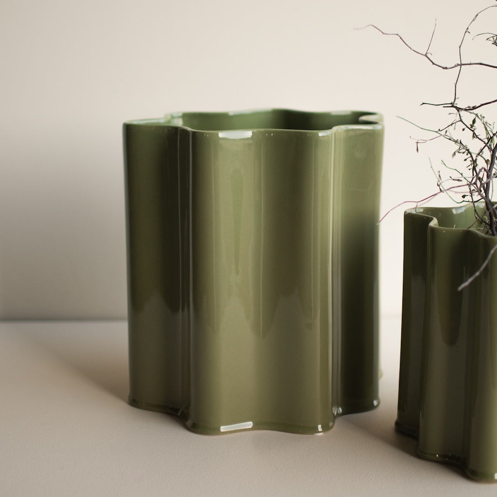 Vase Filter - shiny green