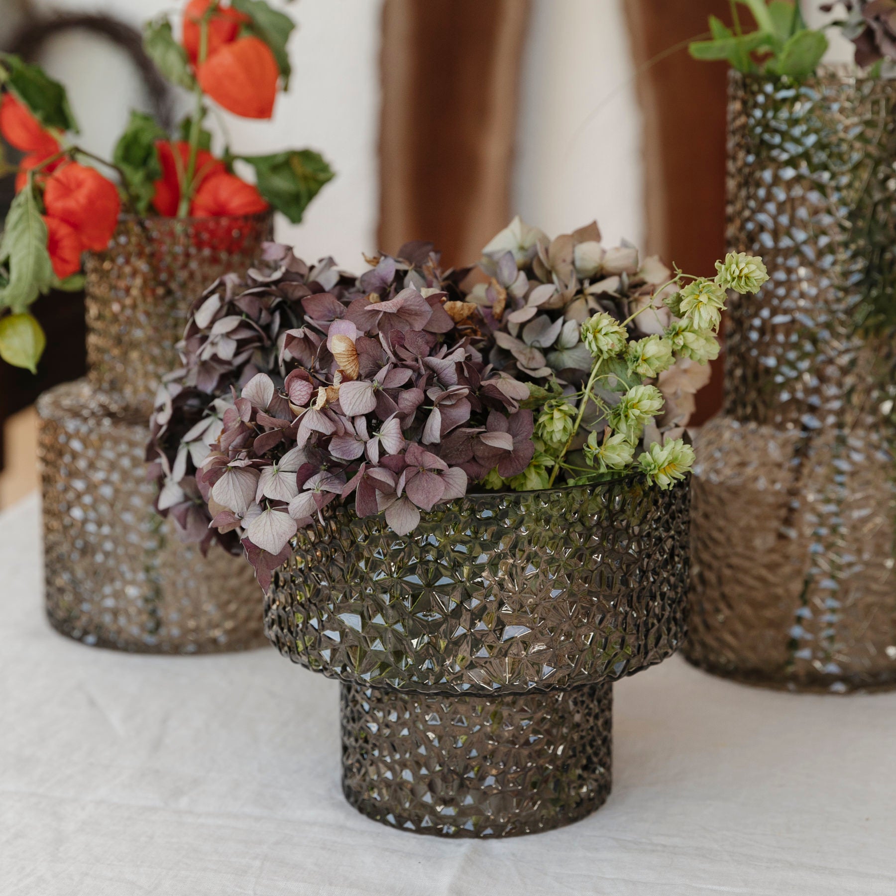 Vase / Schale Tuva - smoke