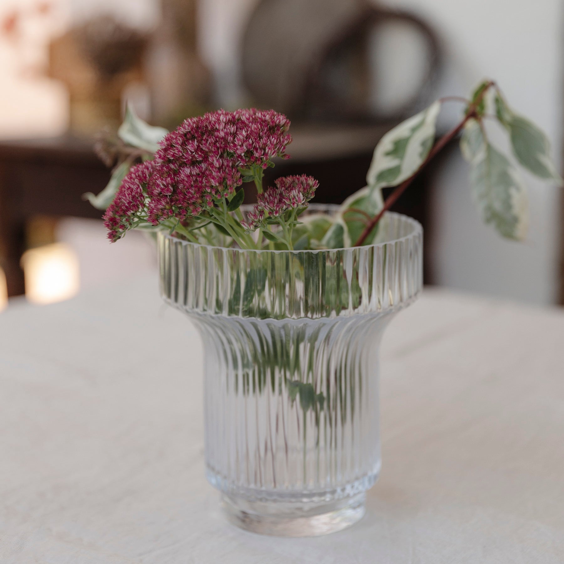 Vase Groove M - Glas