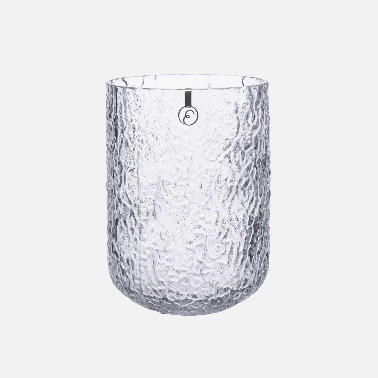 Vase gemustert aus Glas