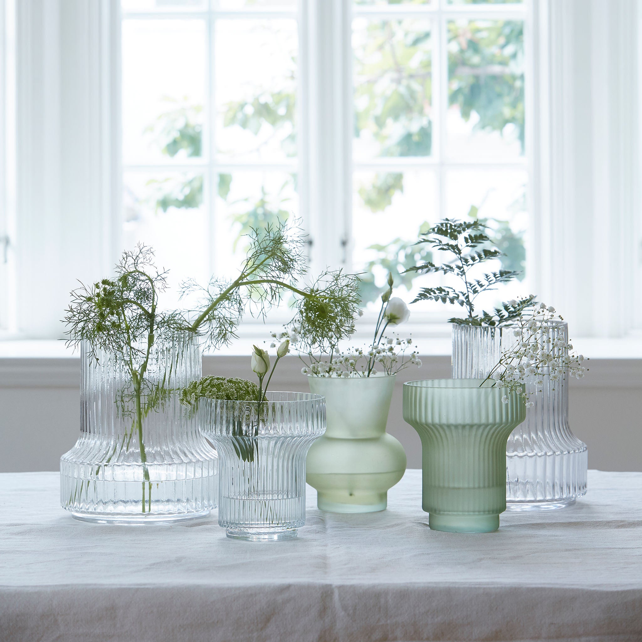 Vase Groove M - Glas