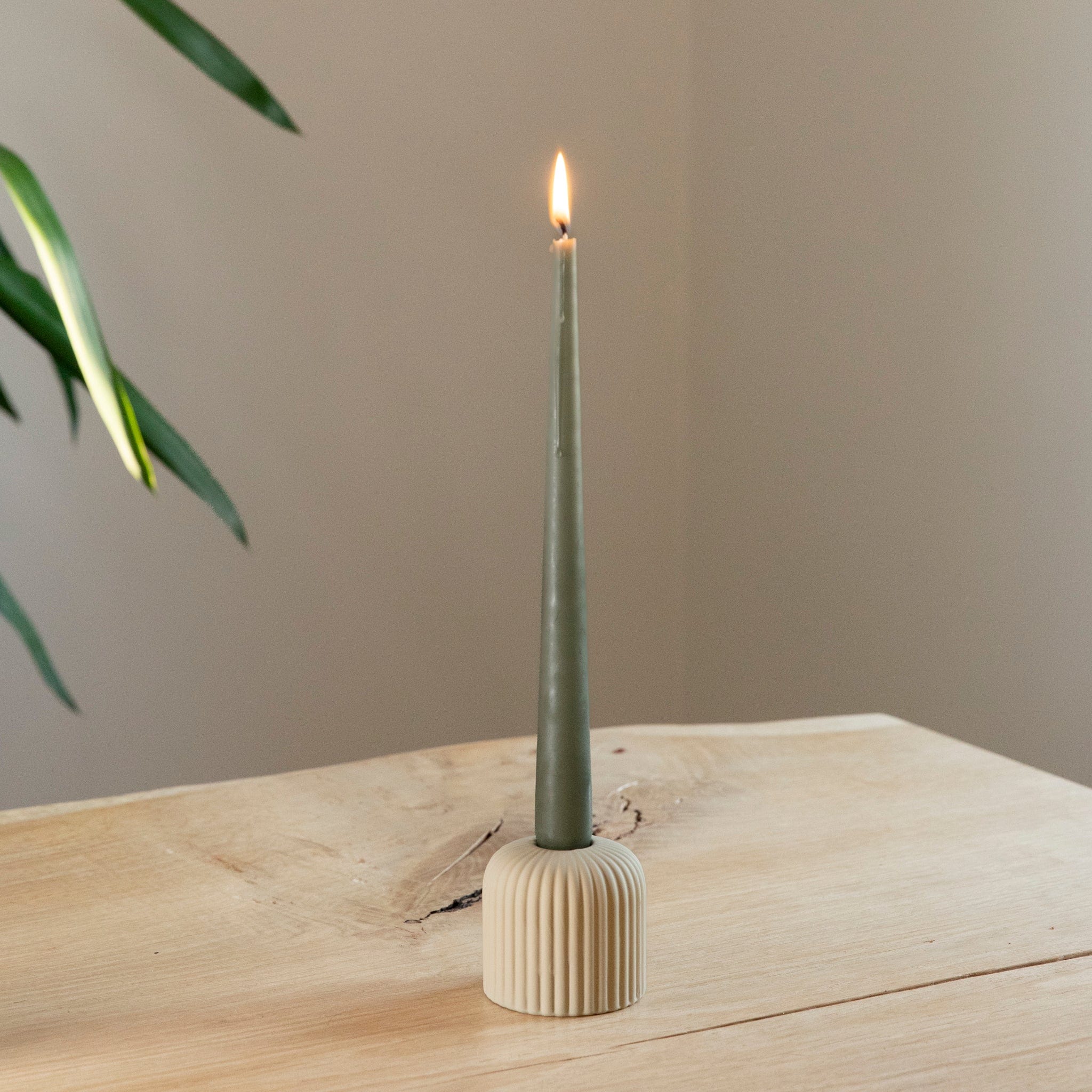 Kerzenhalter Ribba - beige