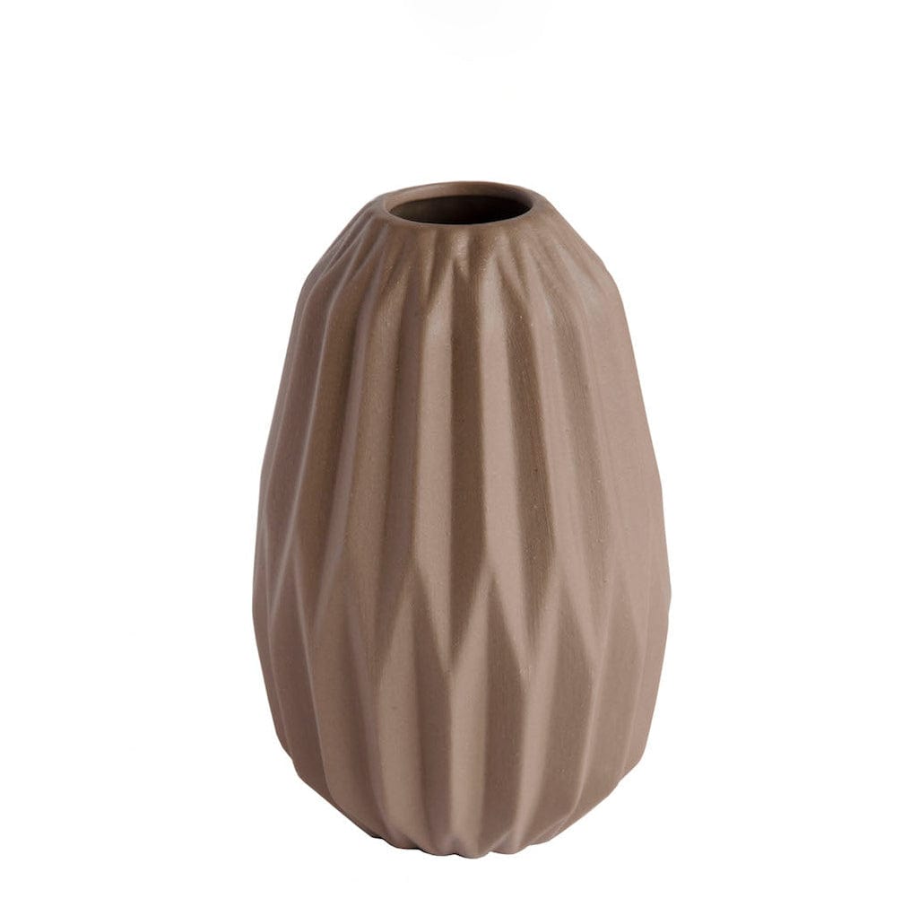 Vase Mira braun