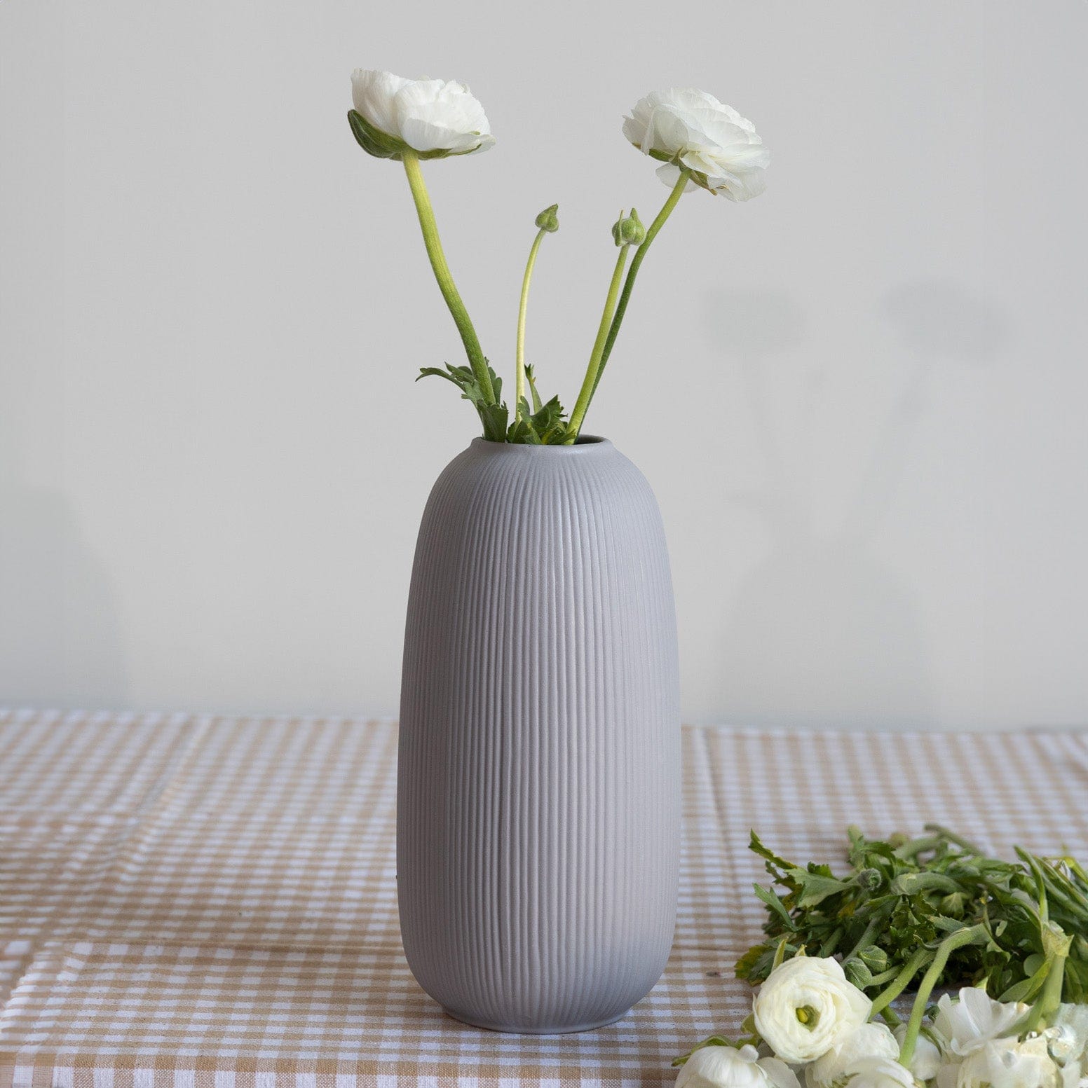 Vase Aby - hellgrau