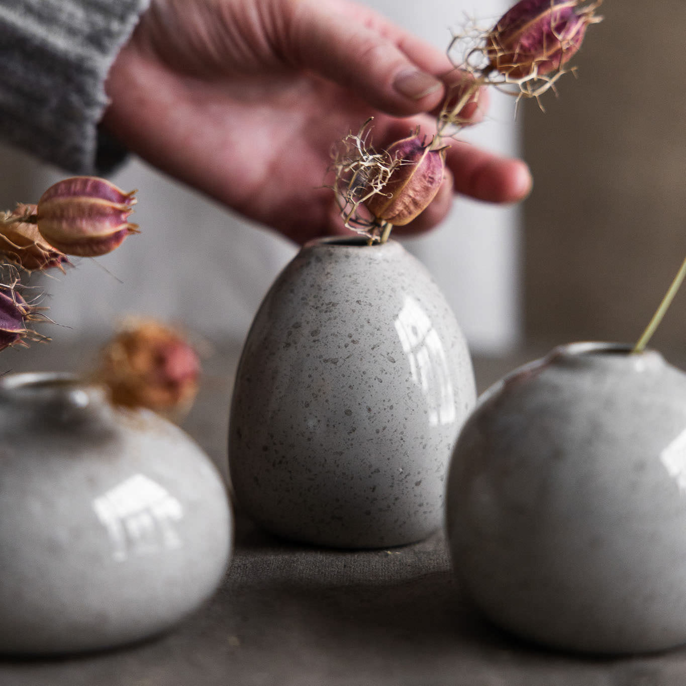 Vase Ekstigen - natur