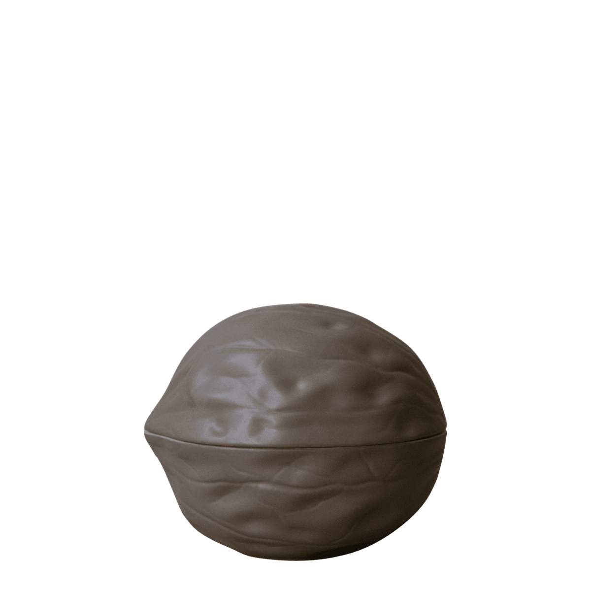 Walnuss Schale mit Deckel dust