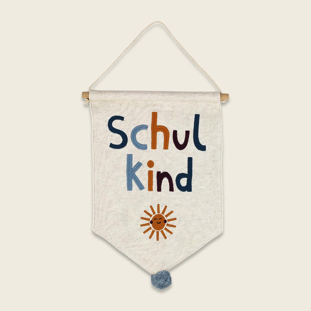 Wandbehang Schulkind - Sonne
