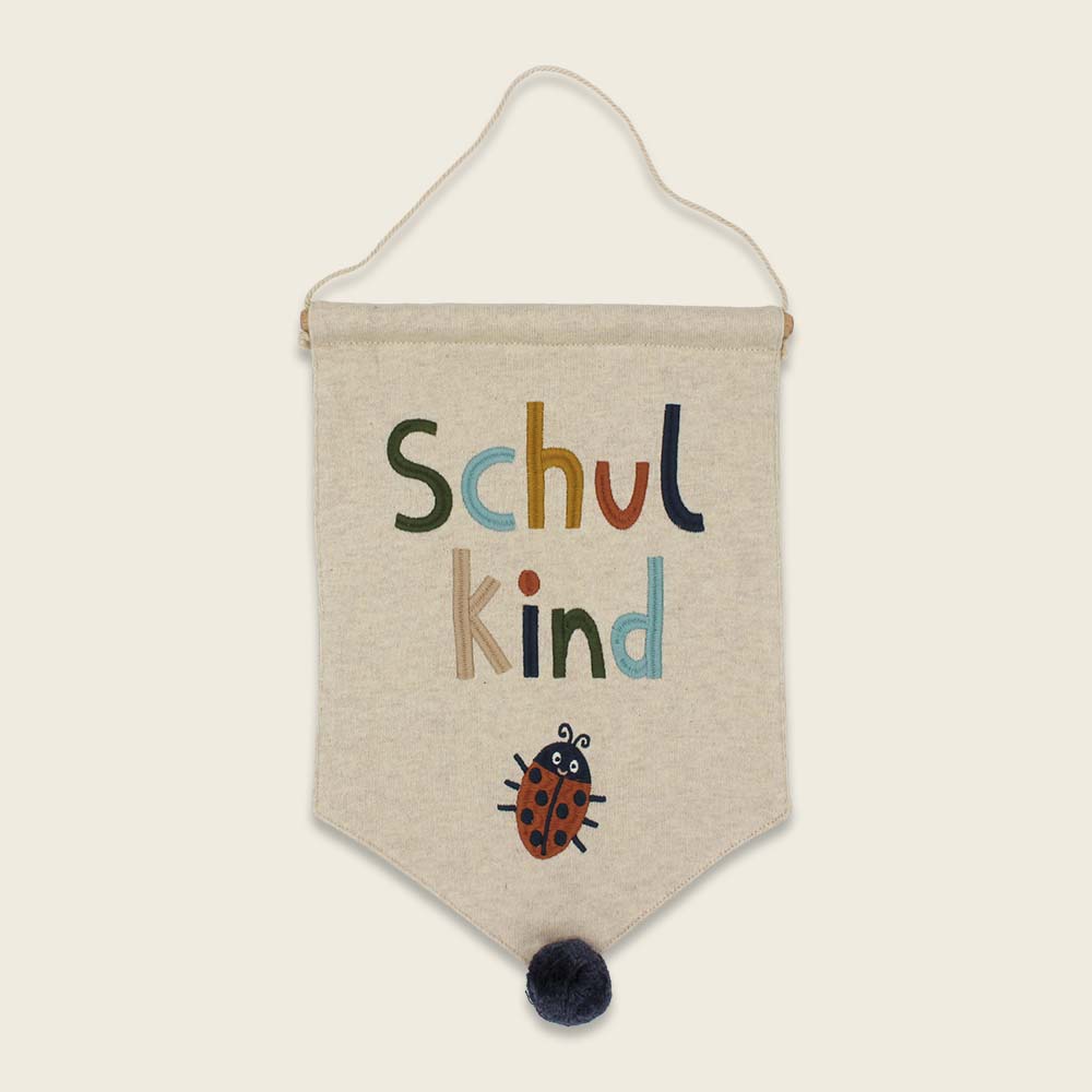 Wandbehang Schulkind - Marienkäfer