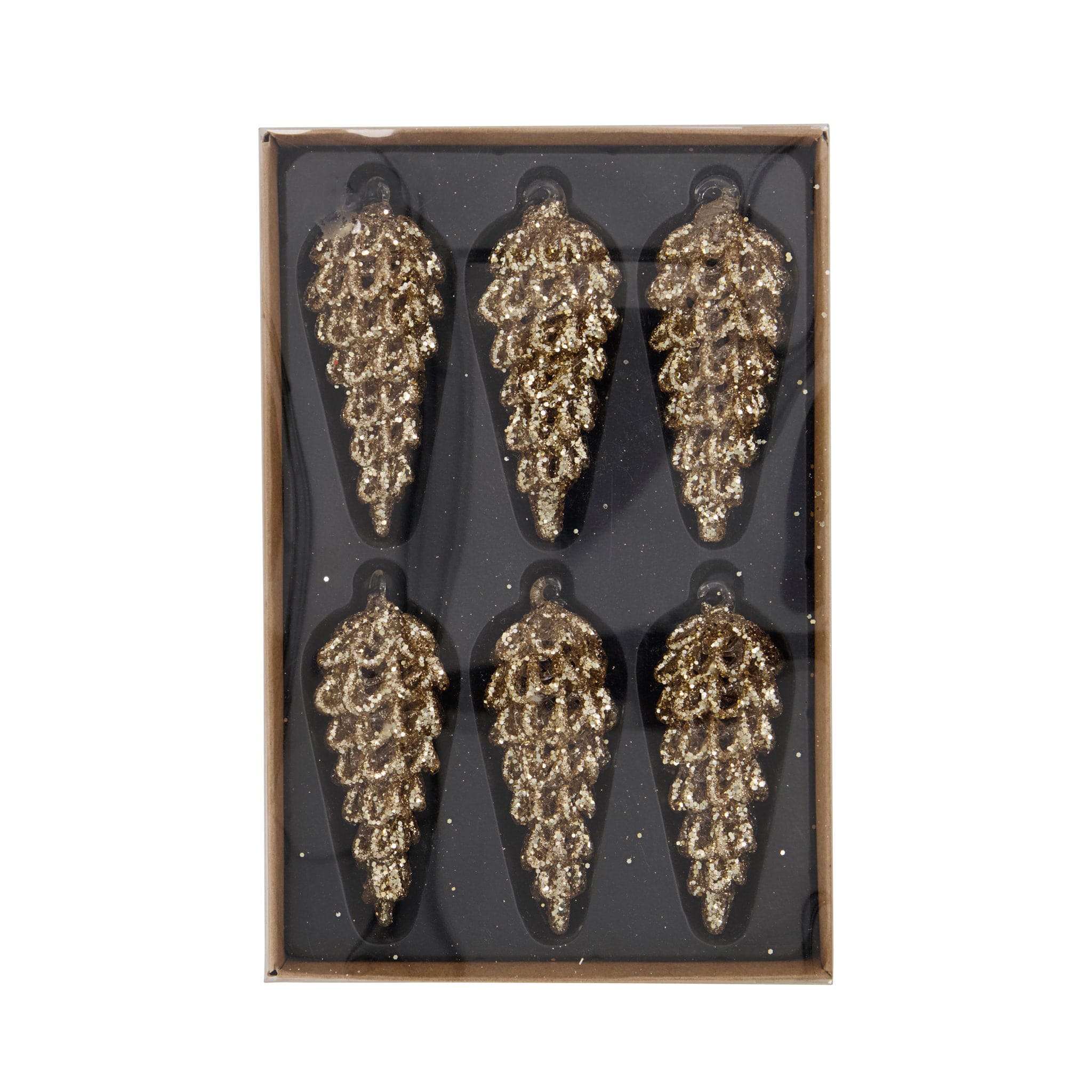 Anhänger Cone 6er Set gold