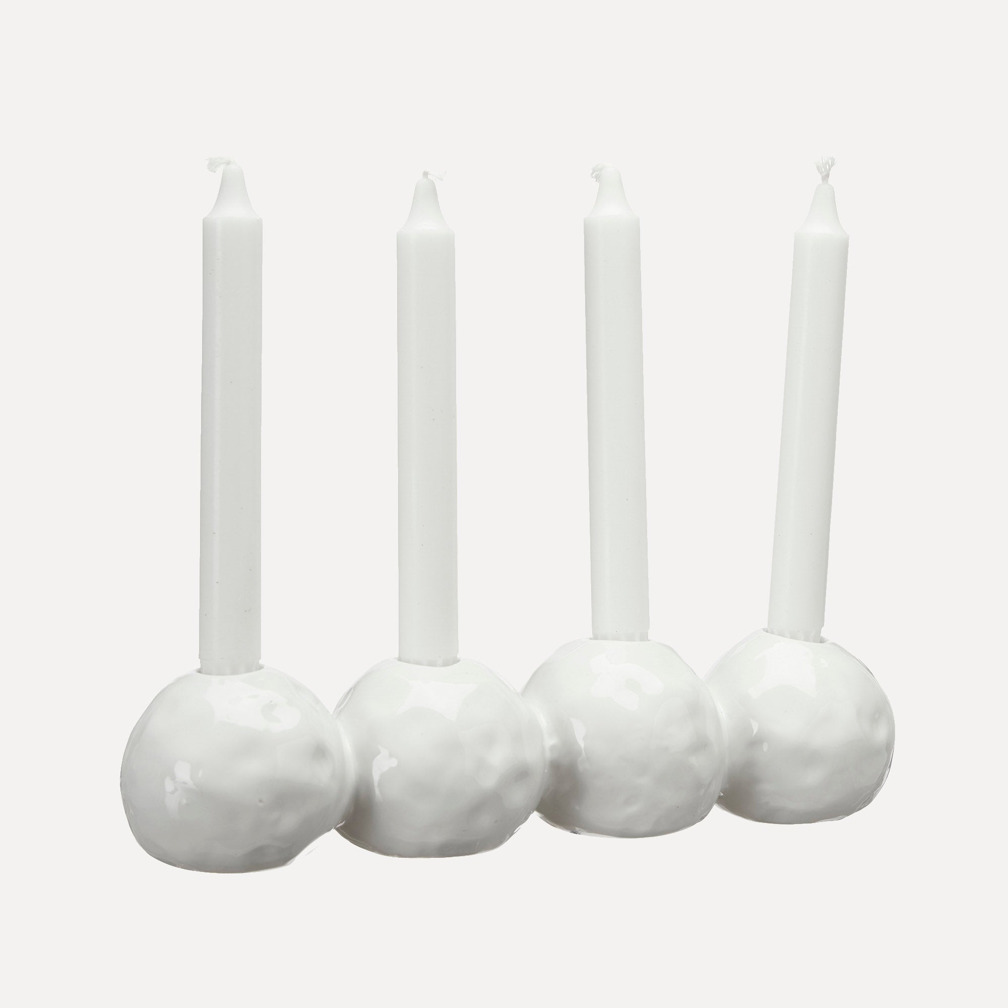 Kerzenhalter Snow (Gruppe) - weiß