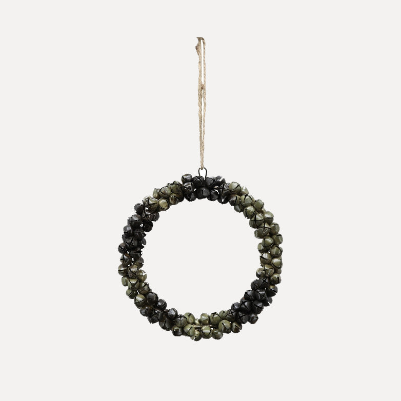 Kranz aus Glöckchen - antikgold