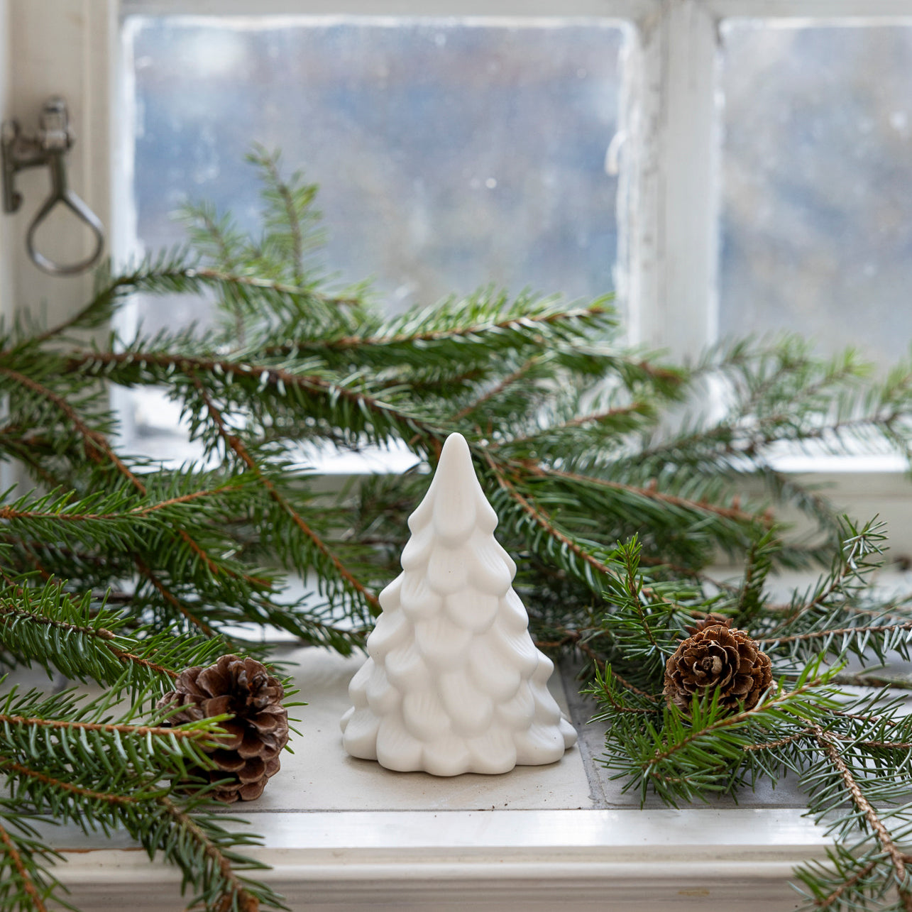 Deko Weihnachtsbaum Norrskog - weiß