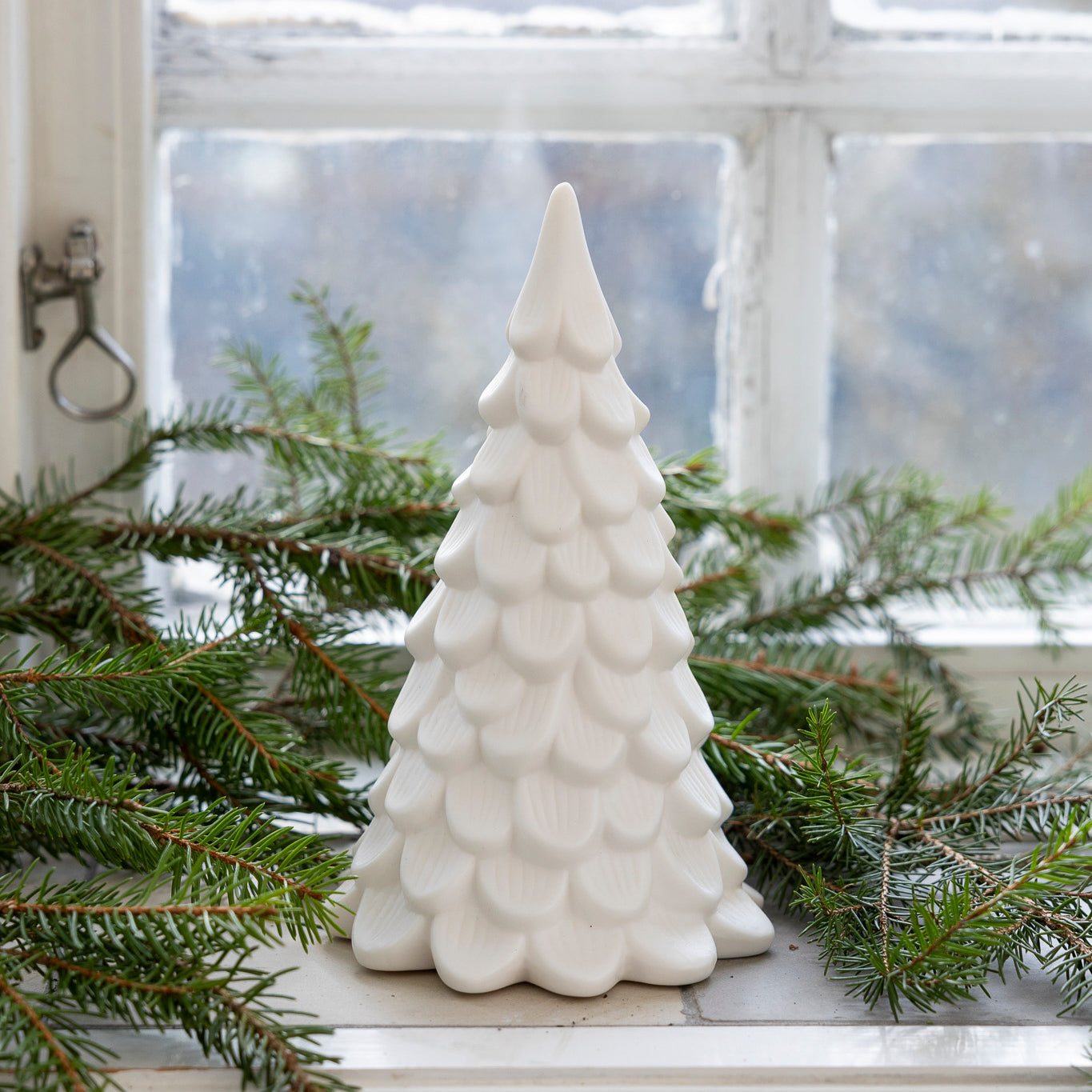 Deko Weihnachtsbaum Norrskog - weiß