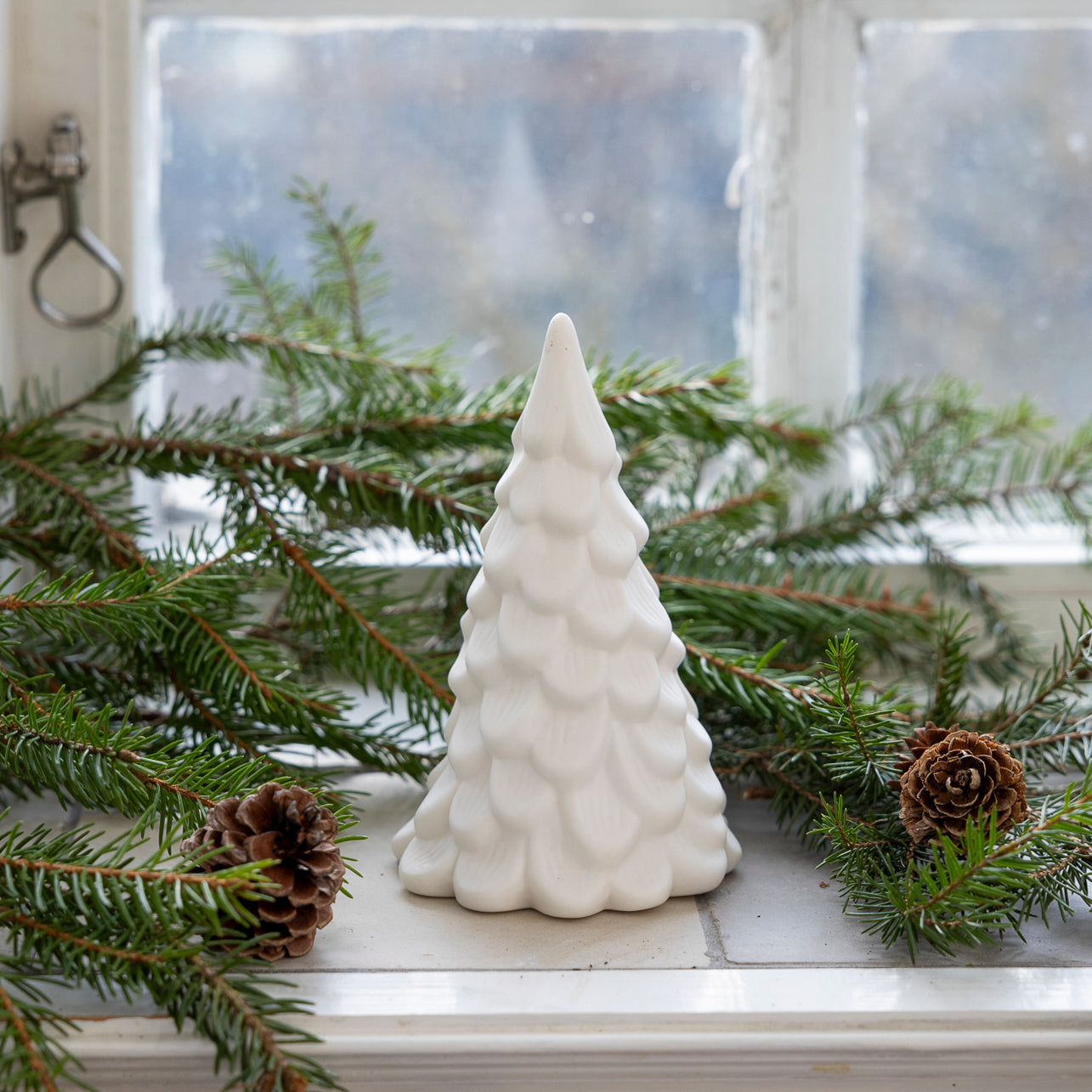 Deko Weihnachtsbaum Norrskog - weiß