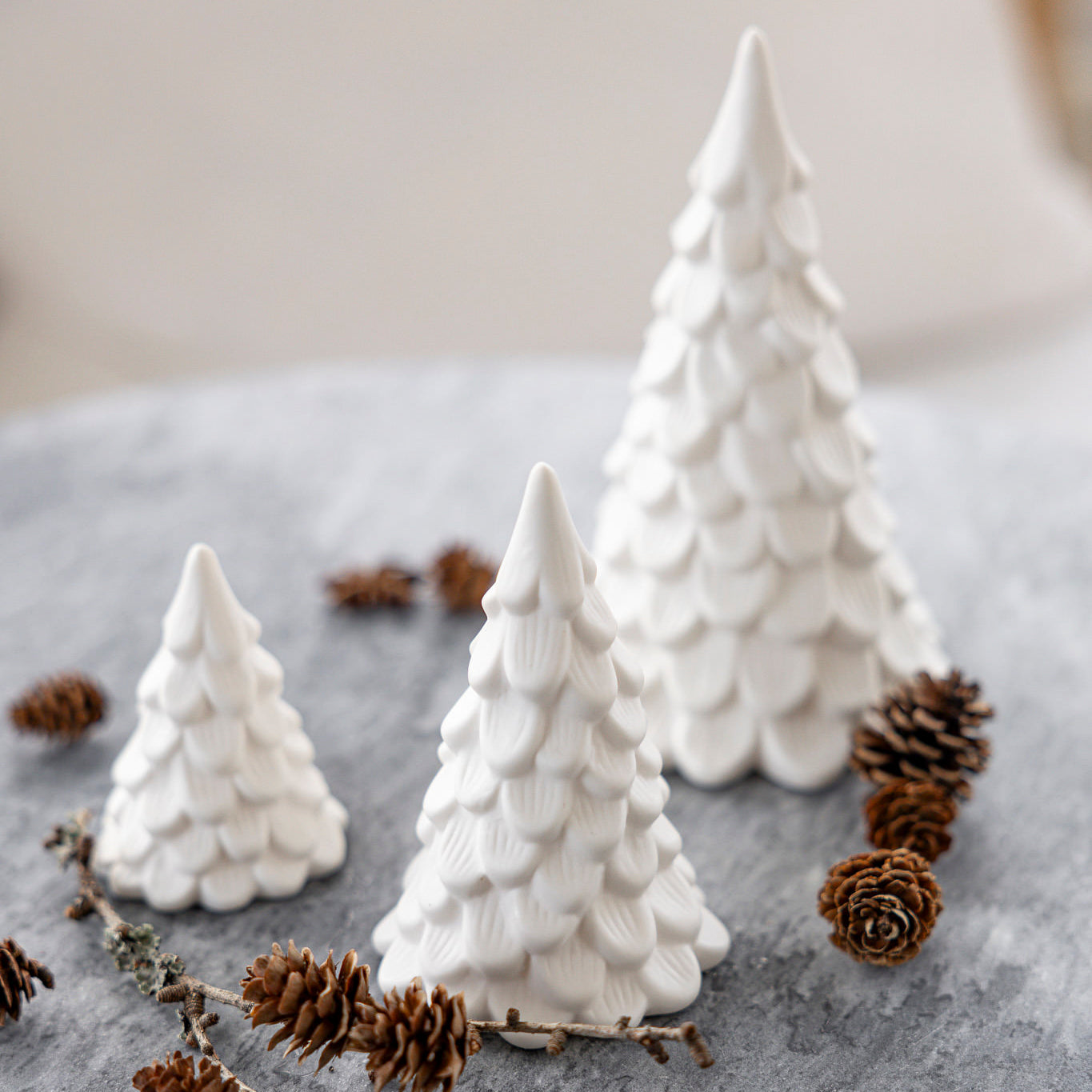 Deko Weihnachtsbaum Norrskog - weiß