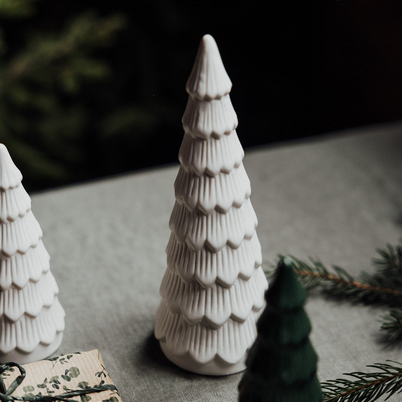 Deko Weihnachtsbaum Granbacken - weiß
