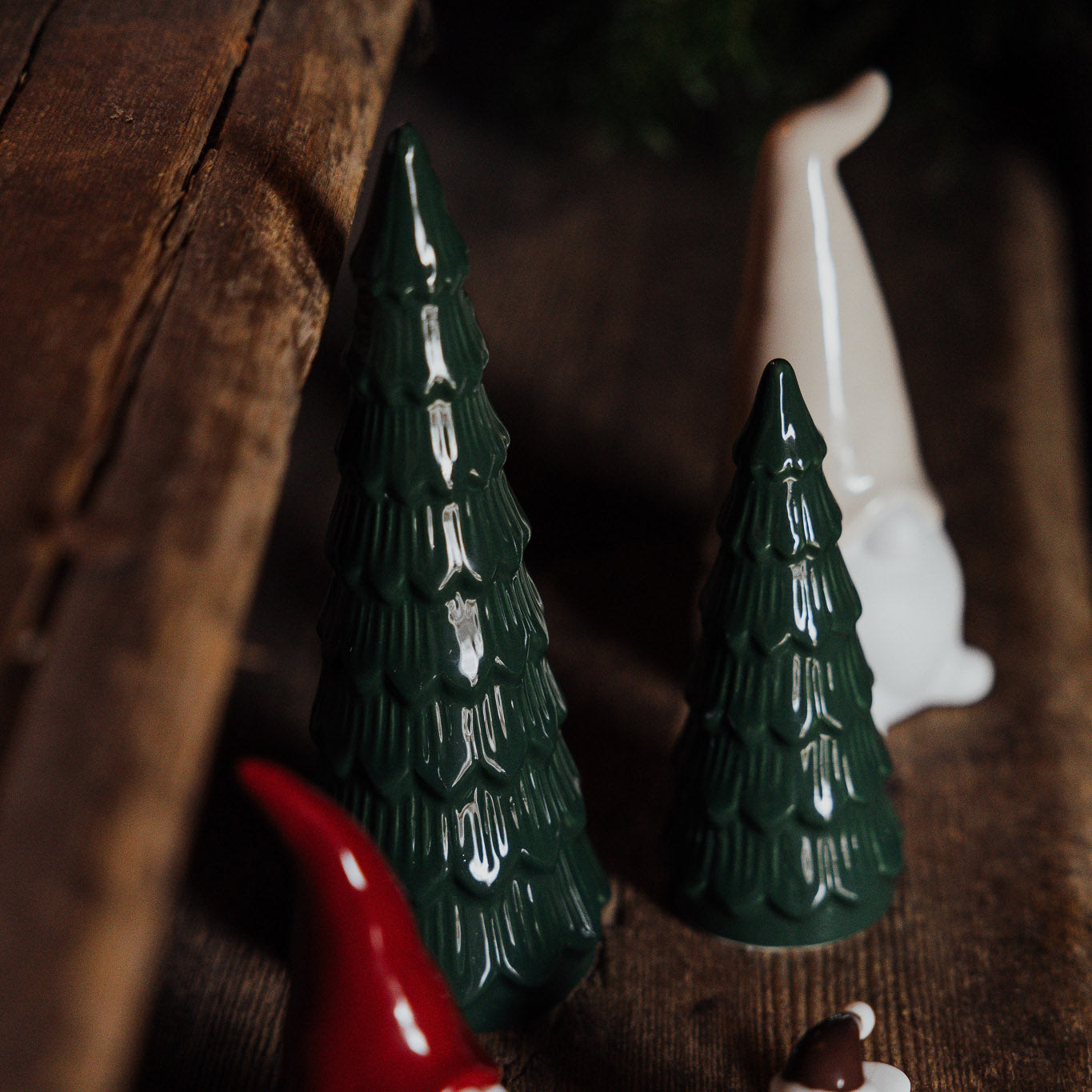 Deko Weihnachtsbaum Granbacken - grün