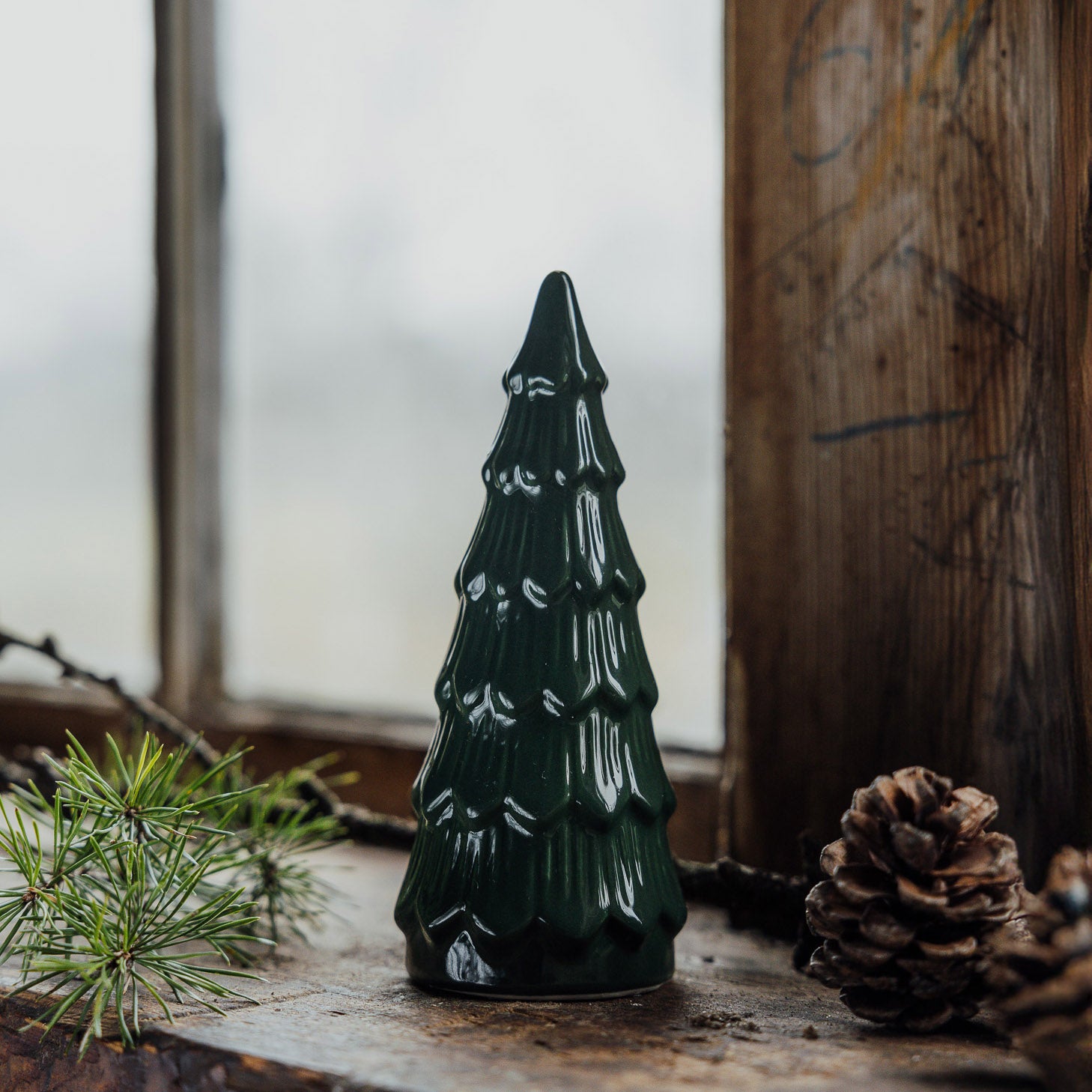 Deko Weihnachtsbaum Granbacken - grün