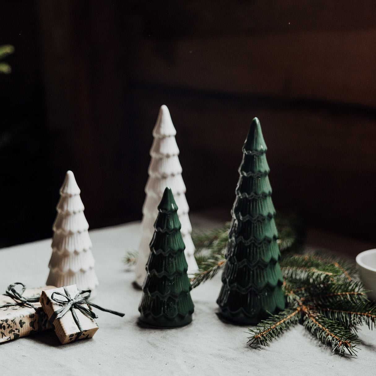 Deko Weihnachtsbaum Granbacken - grün