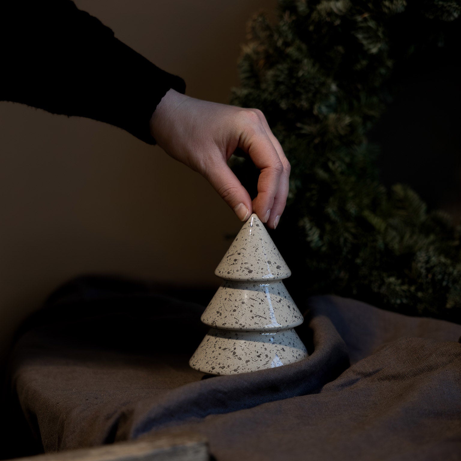 Deko Weihnachtsbaum Granshult - natur