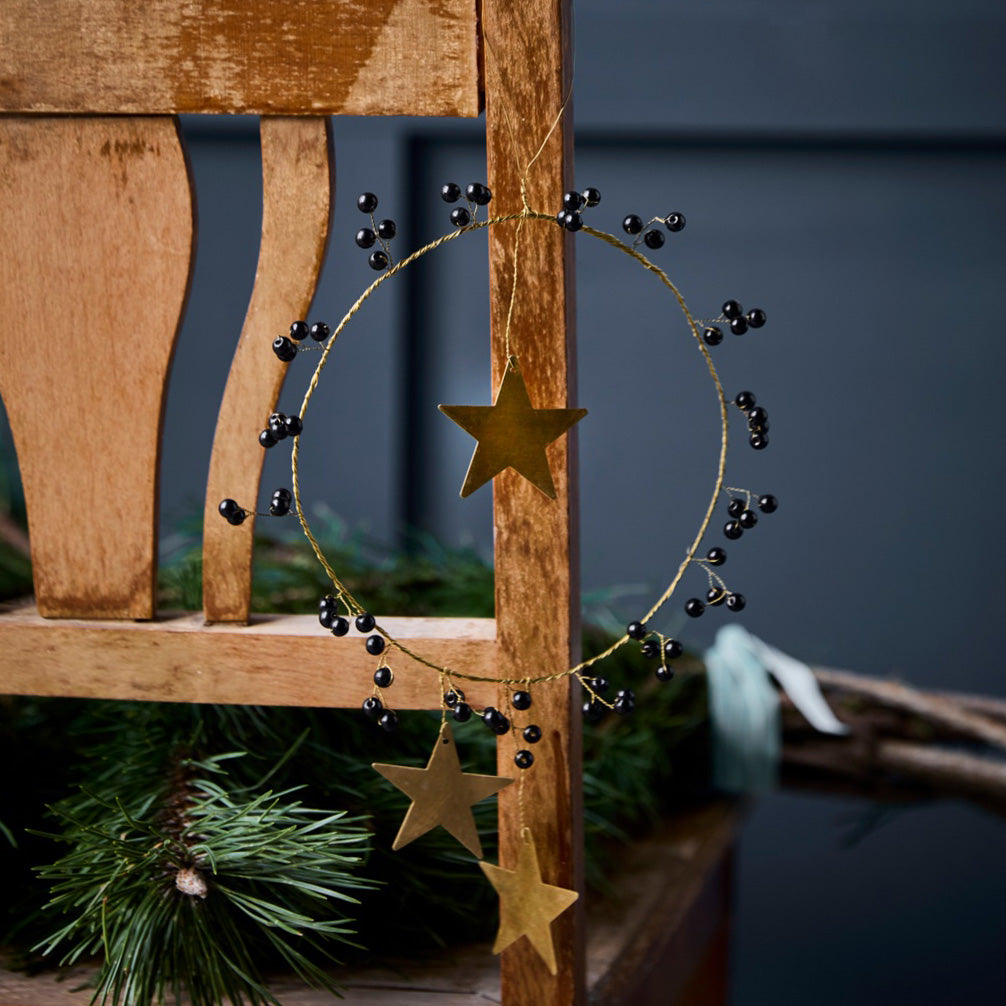 Weihnachtsdeko Kranz Stern