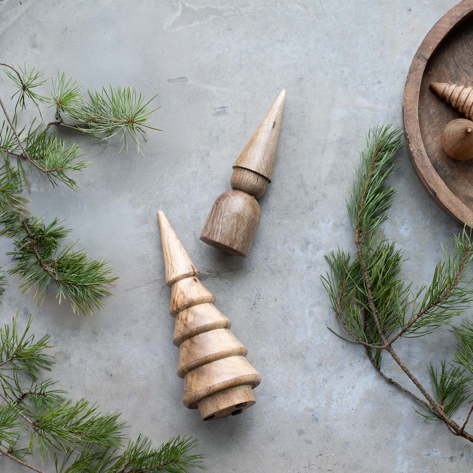 Dekofigur Tomte - natur