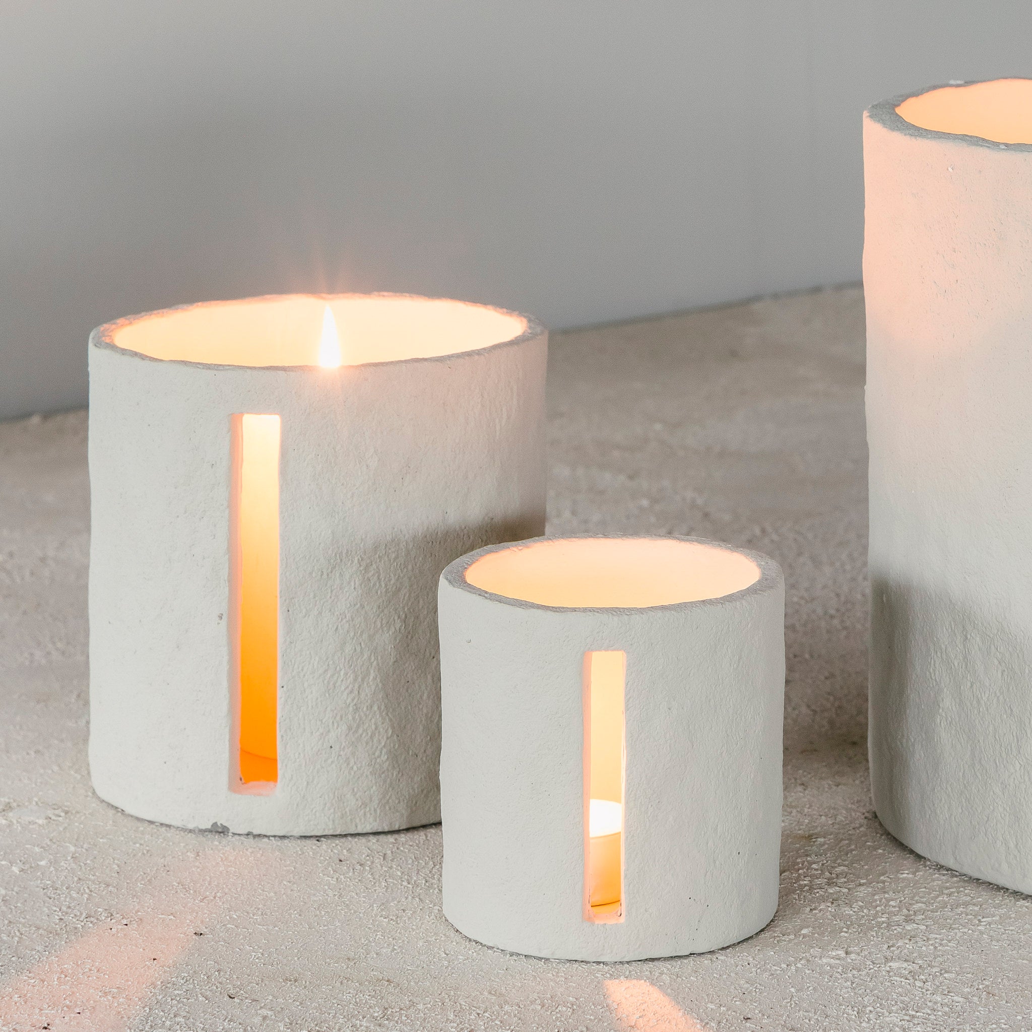 Windlicht Oasis - creme