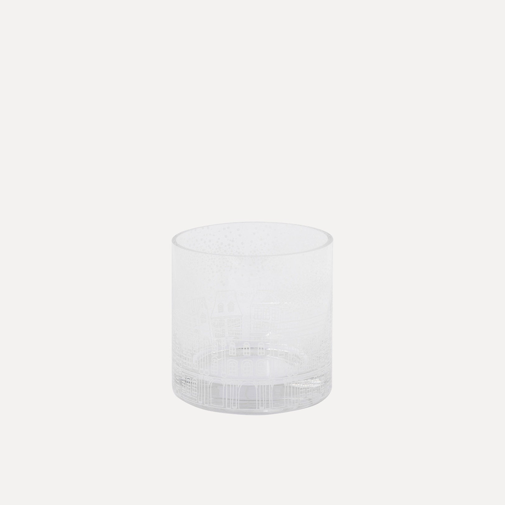 Windlicht Hus S aus Glas