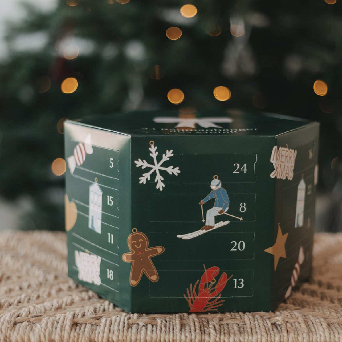 Eulenschnitt Adventskalender Baumanhänger