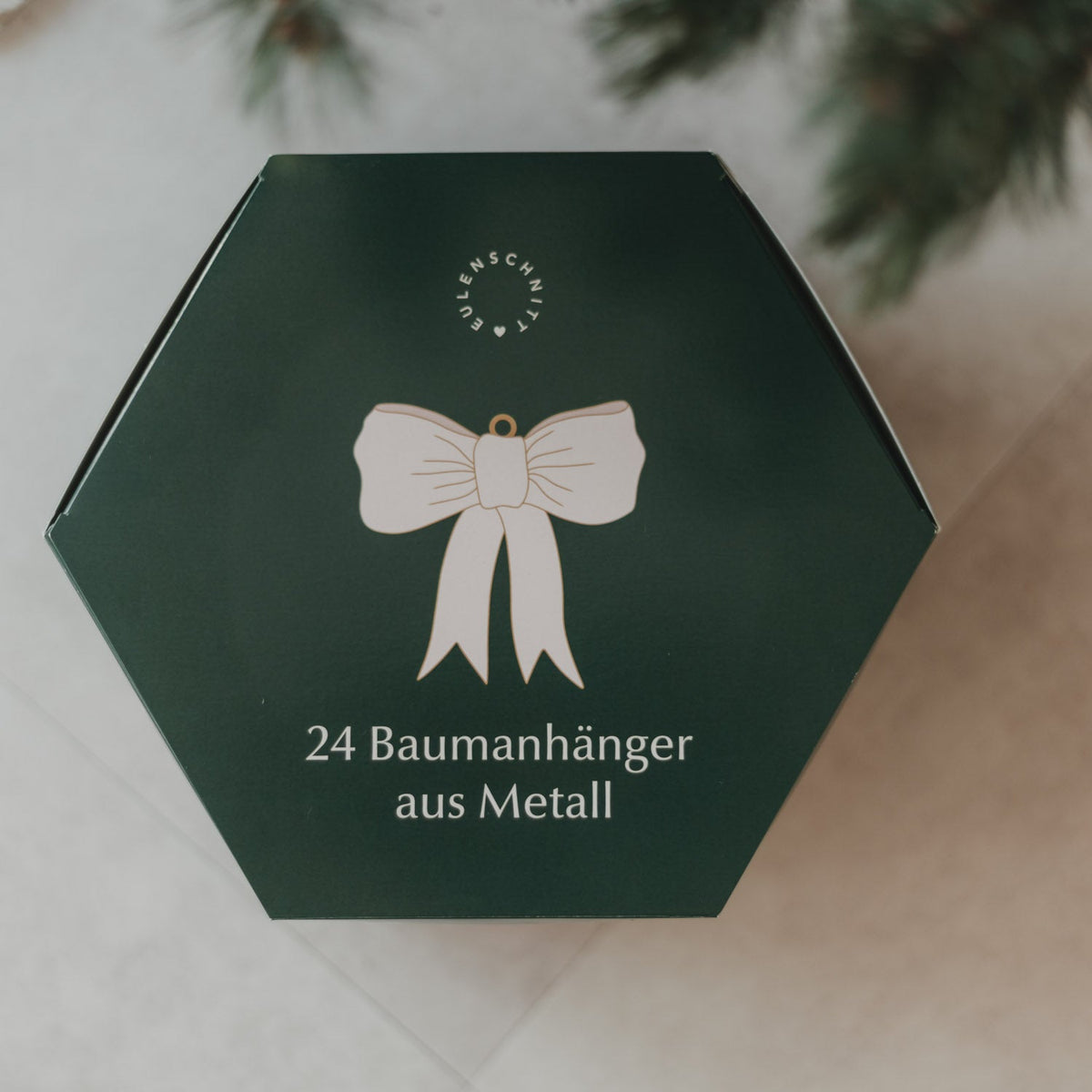 Eulenschnitt Adventskalender Baumanhänger