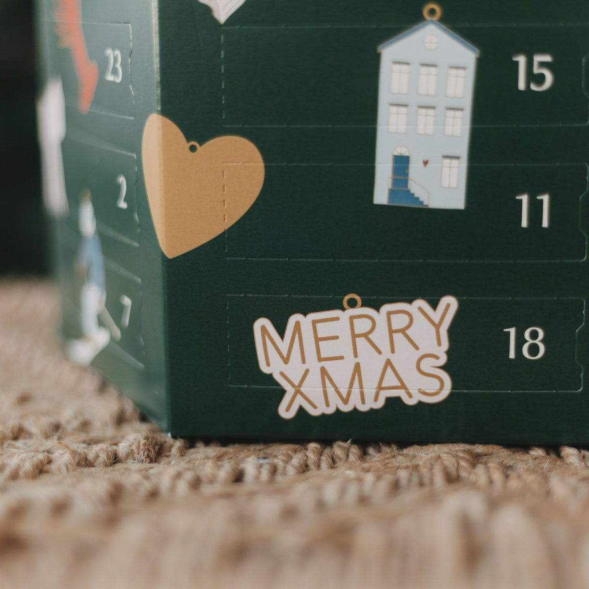 Eulenschnitt Adventskalender Baumanhänger