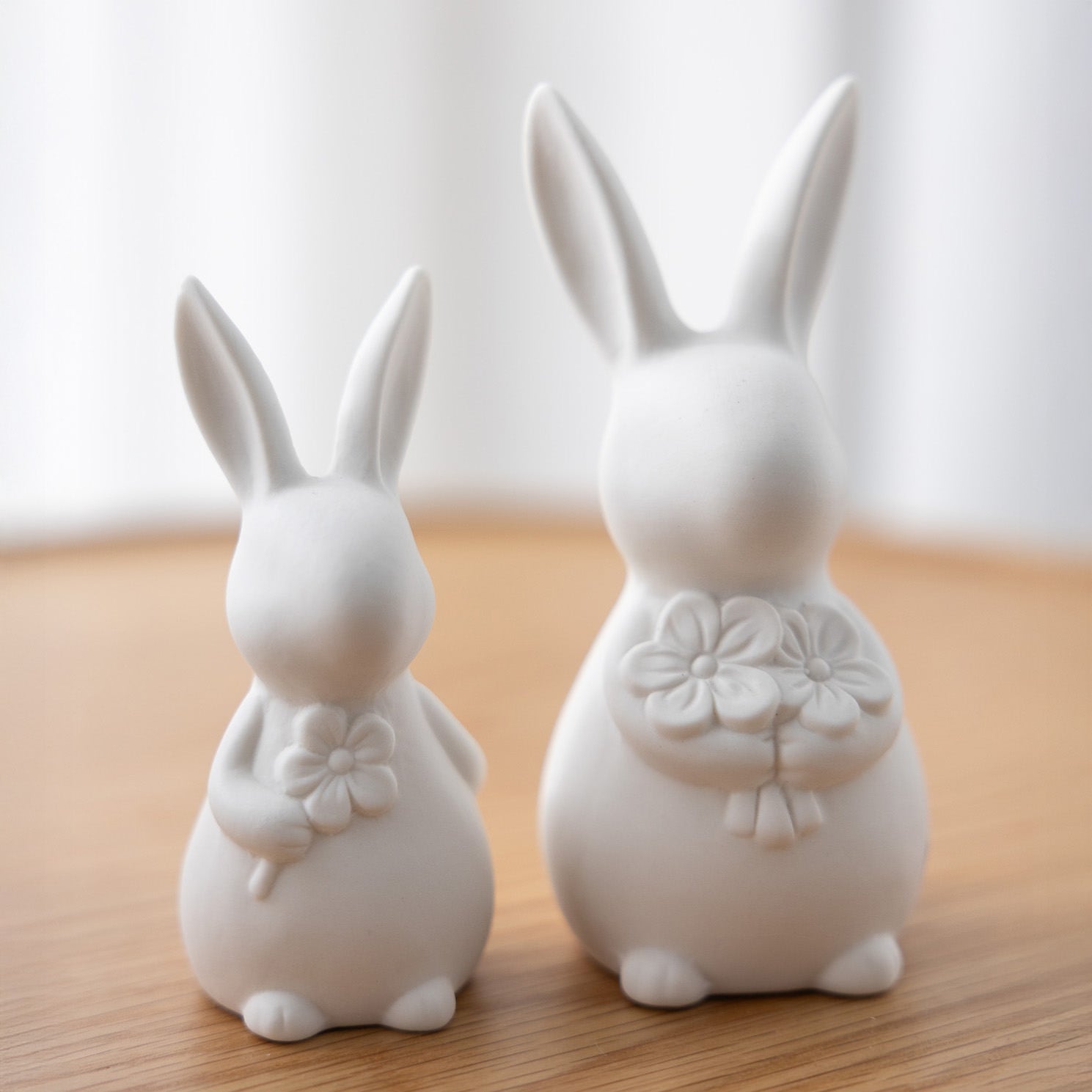 Osterdekoration Hase Alicia - weiß