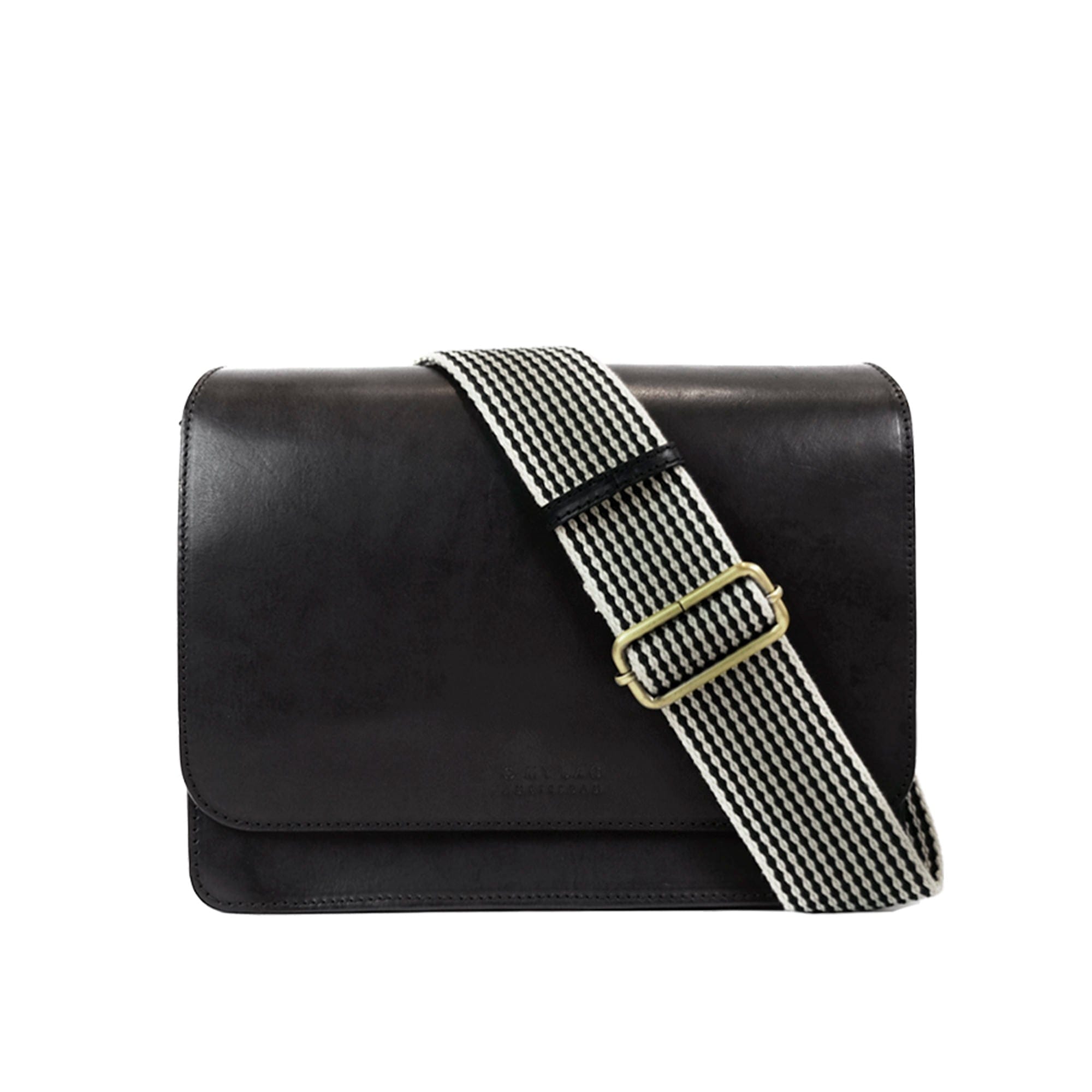 Audrey Tasche - Leder Schwarz mit 2 Straps