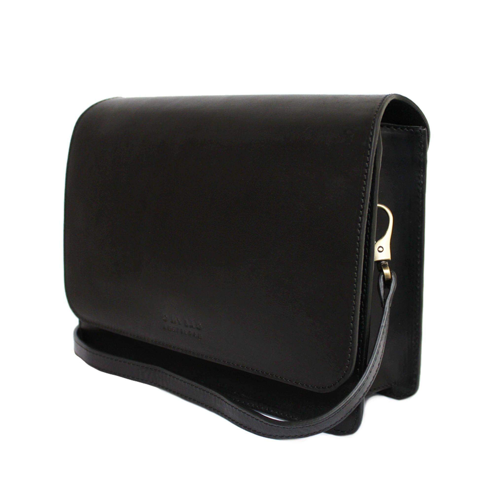 Audrey Tasche - Leder Schwarz mit 2 Straps