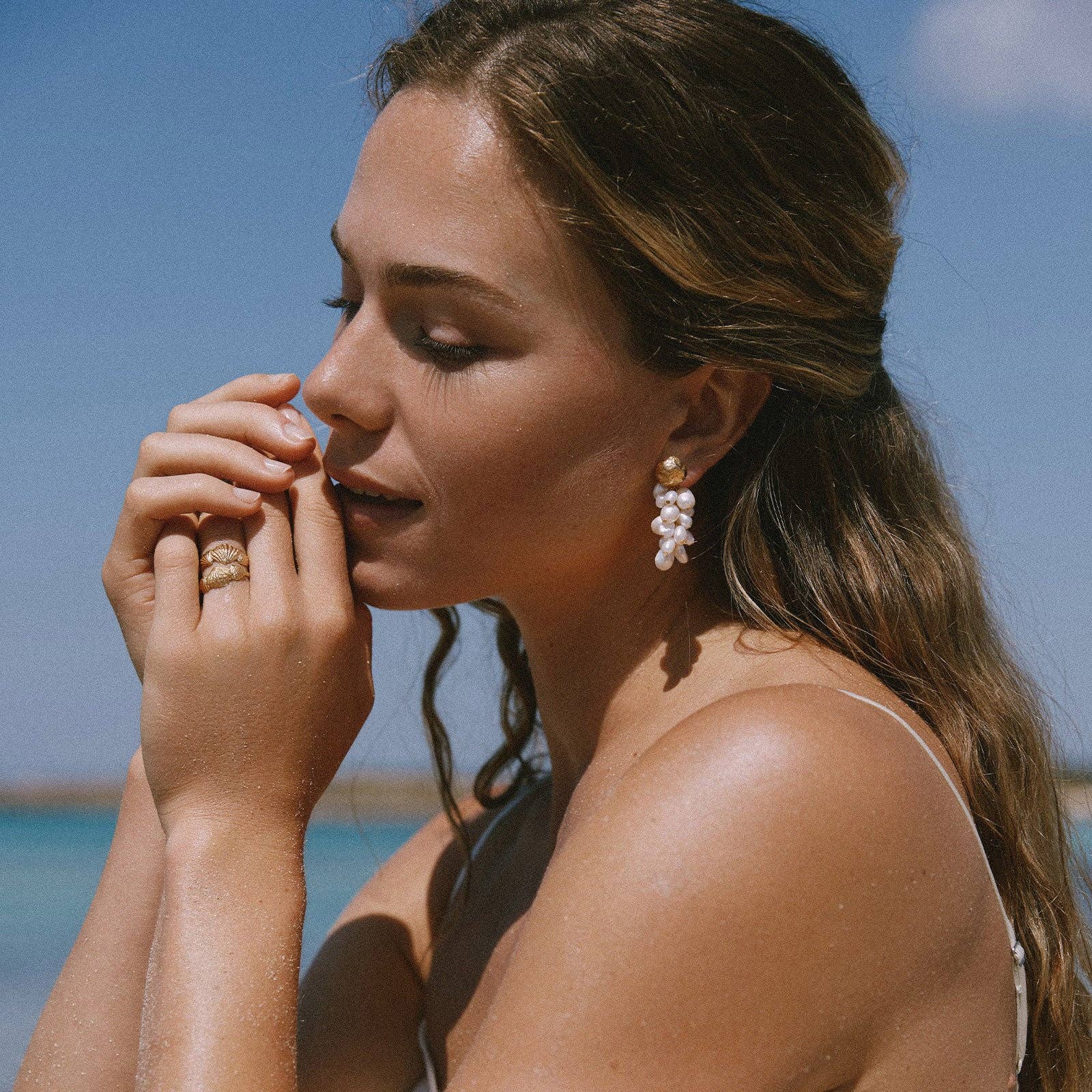 Ohrringe Grappa - gold