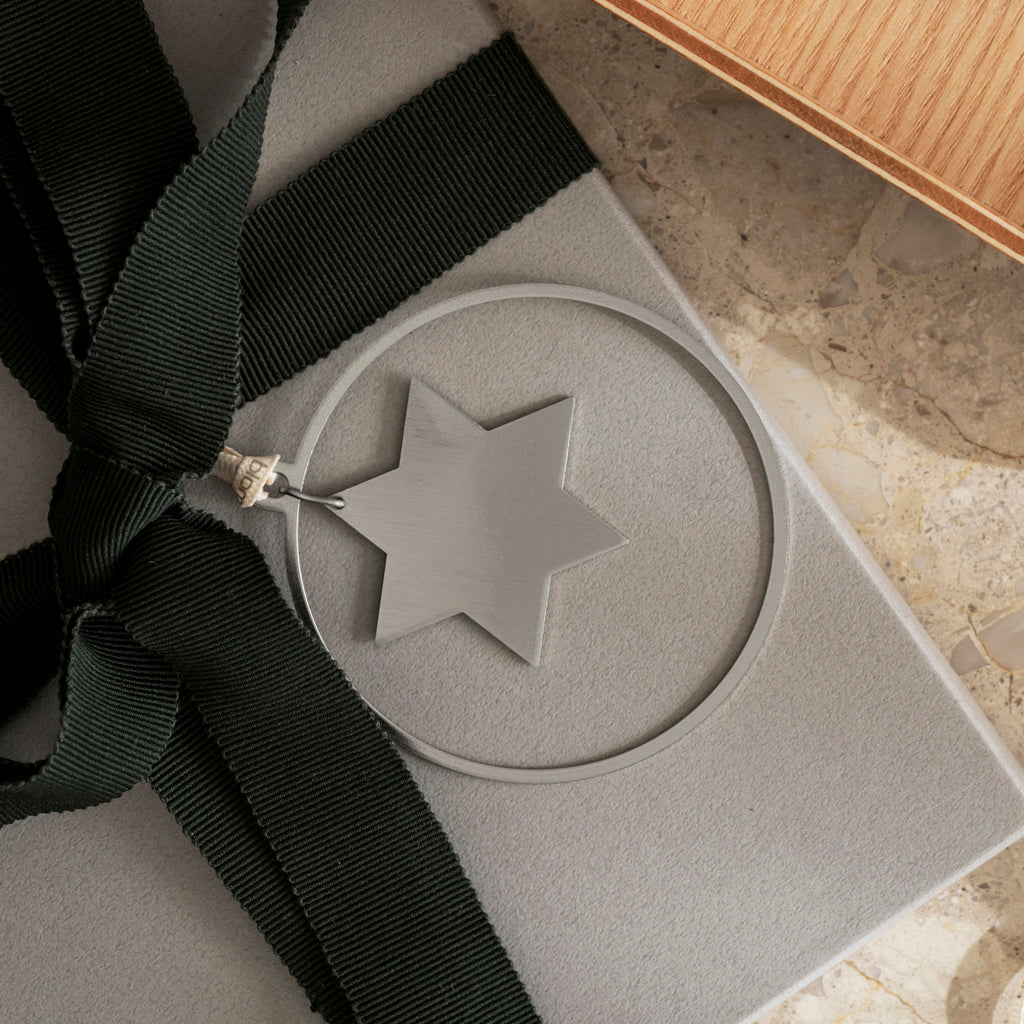 Weihnachtsschmuck KITAI Stern - silber