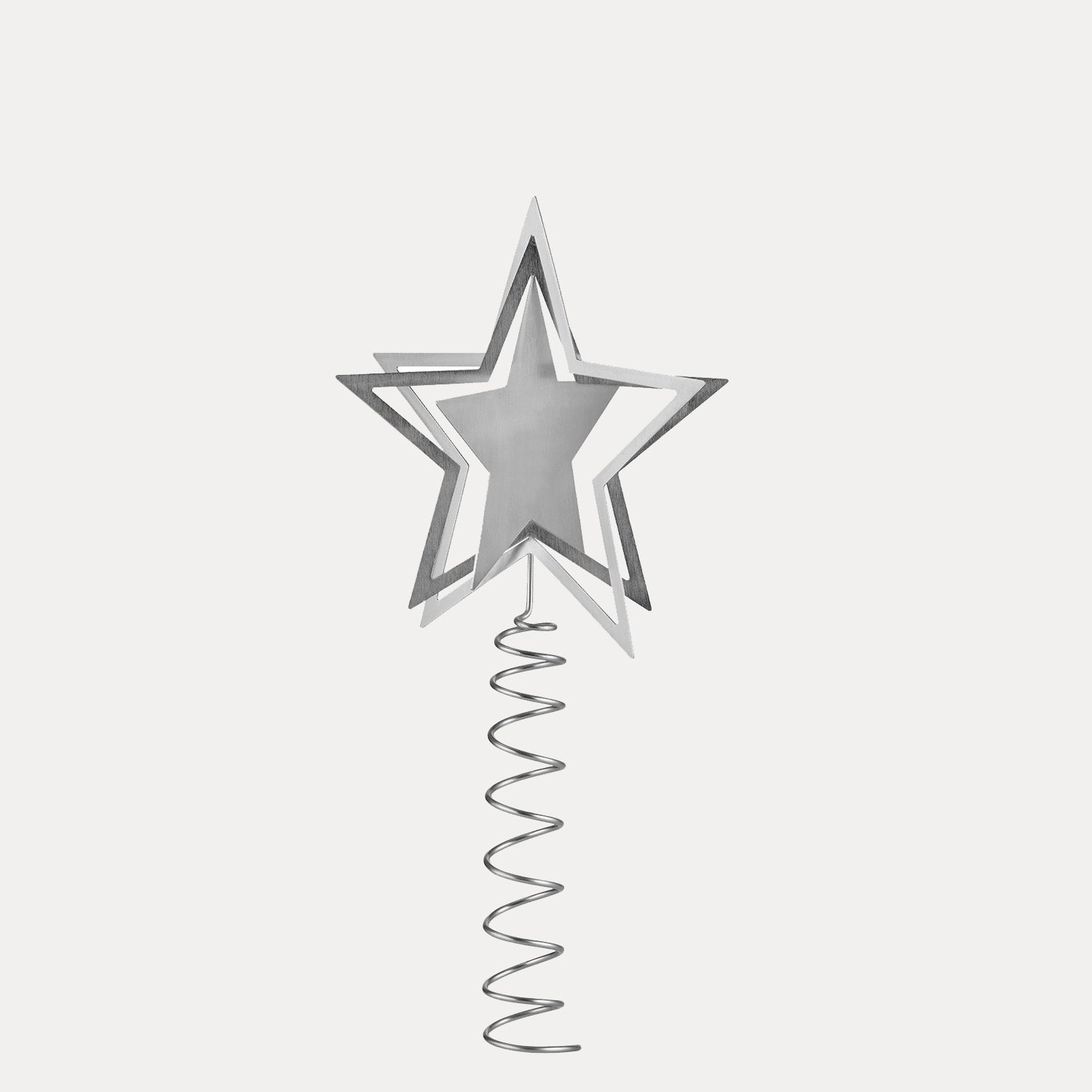 Weihnachtsbaumspitze KITAI - silber