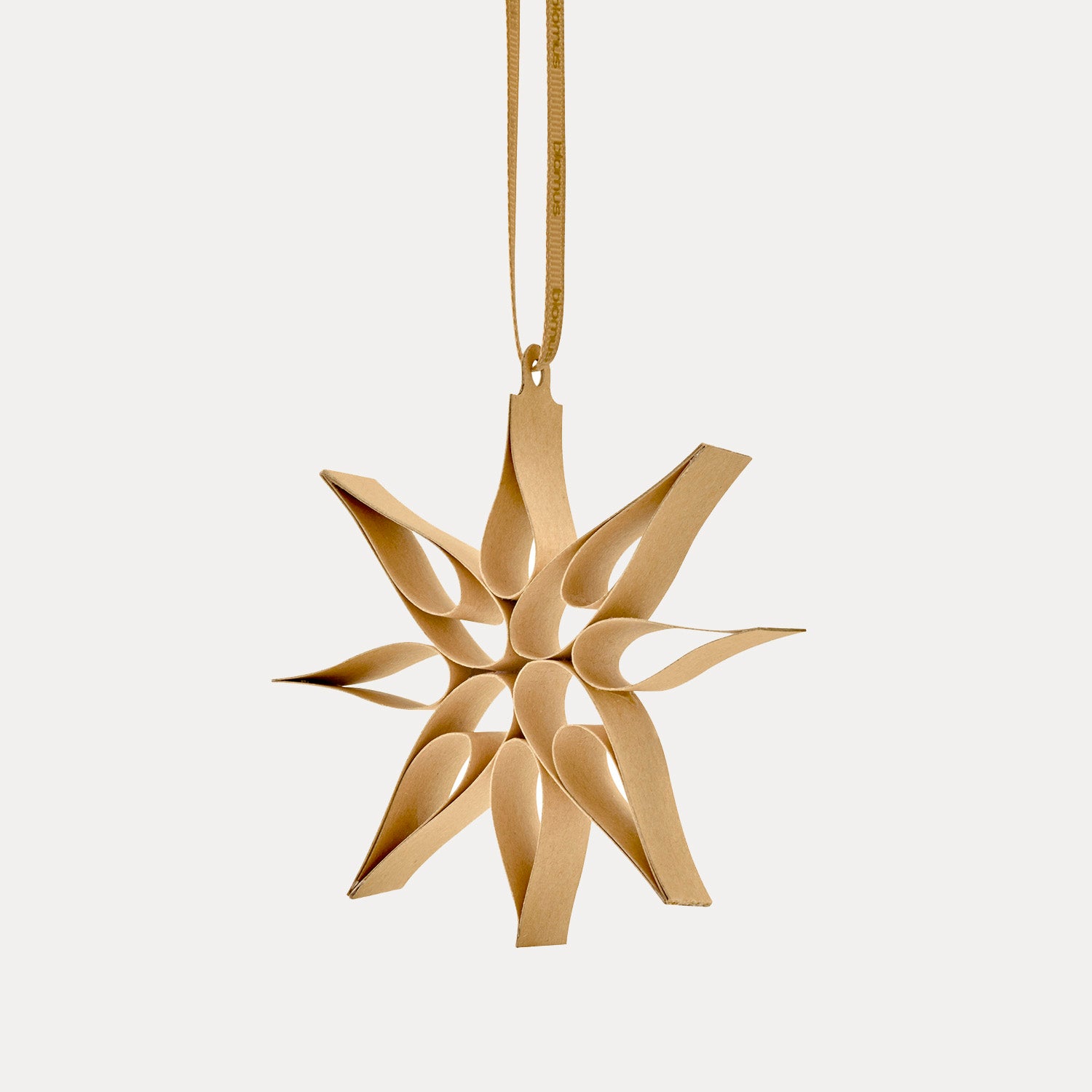 Weihnachtsschmuck KAZARY Stern - tan