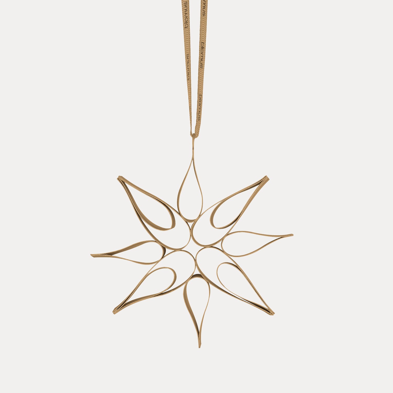 Weihnachtsschmuck KAZARY Stern - tan