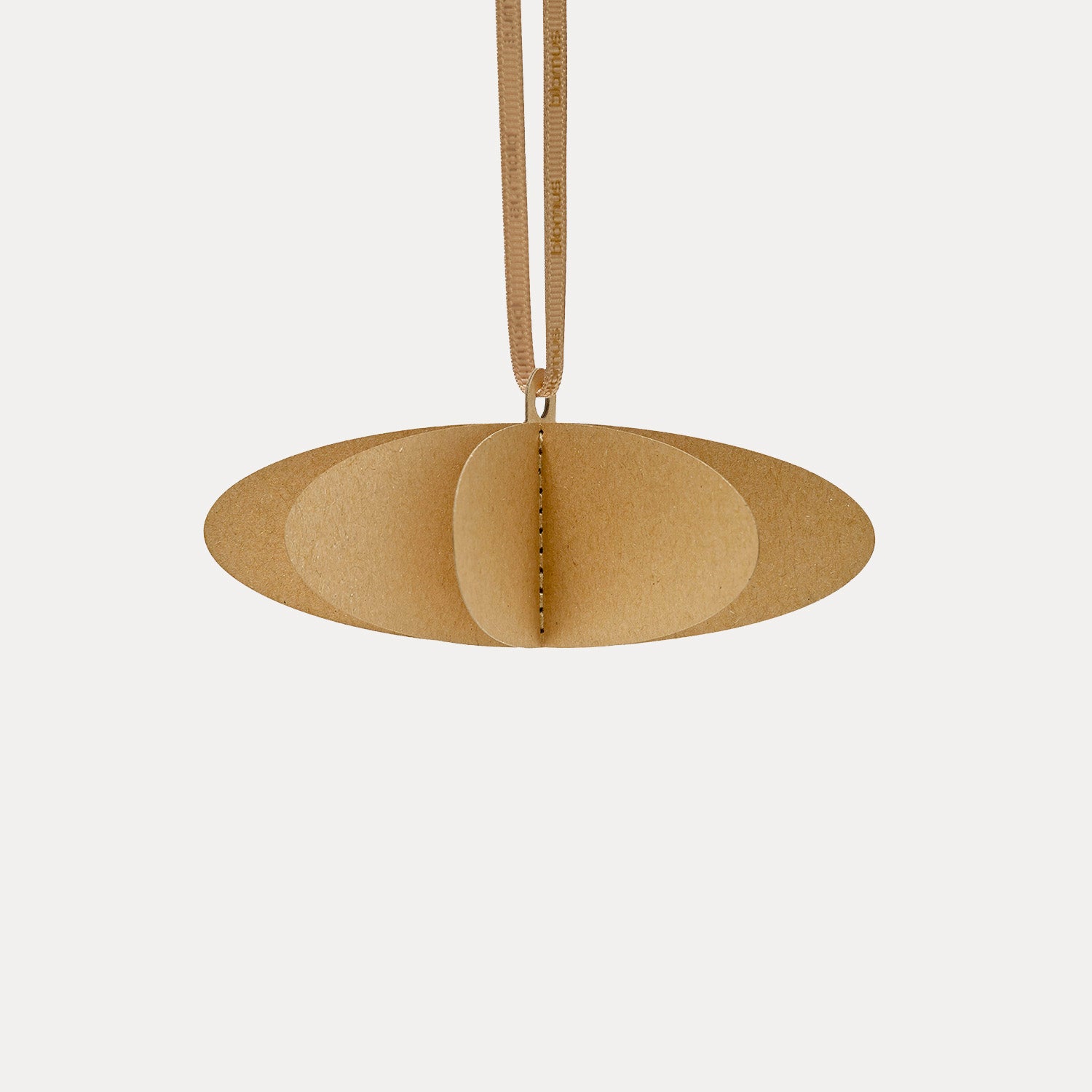 Weihnachtsschmuck KAZARY Ellipse - tan