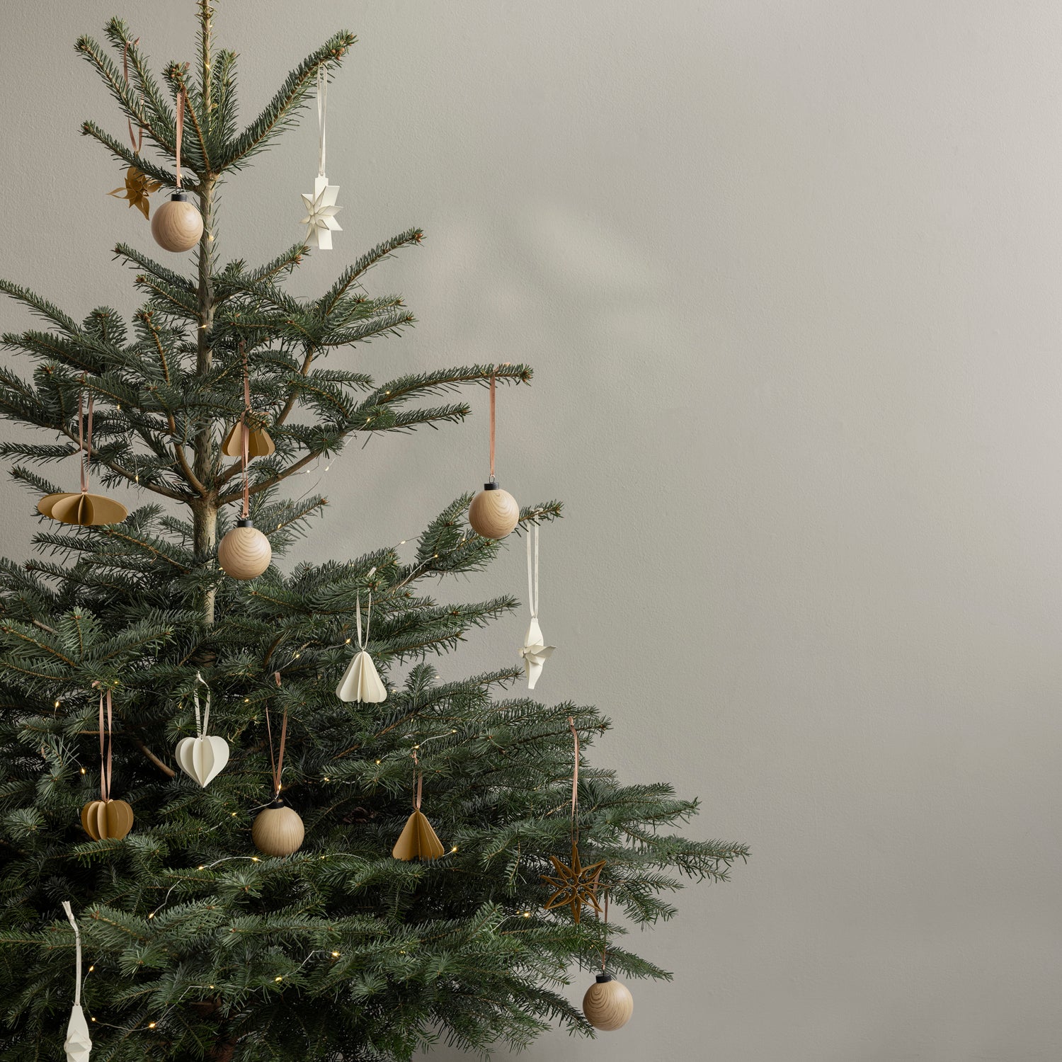 Weihnachtsschmuck KAZARY Ellipse - tan