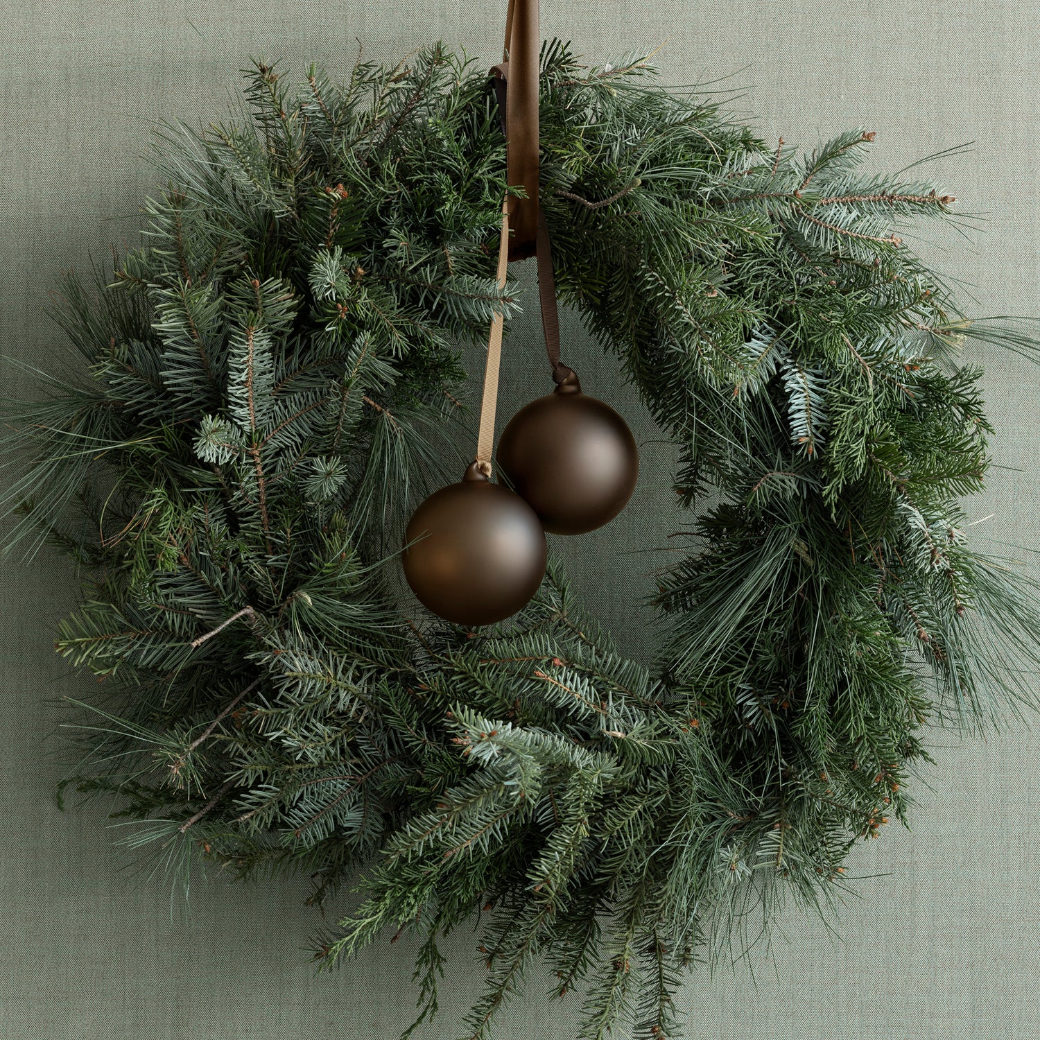 Weihnachtskugel JUHLA M - coffee