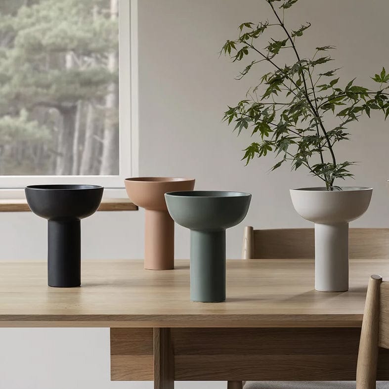 Vase Miyabi large - schwarz