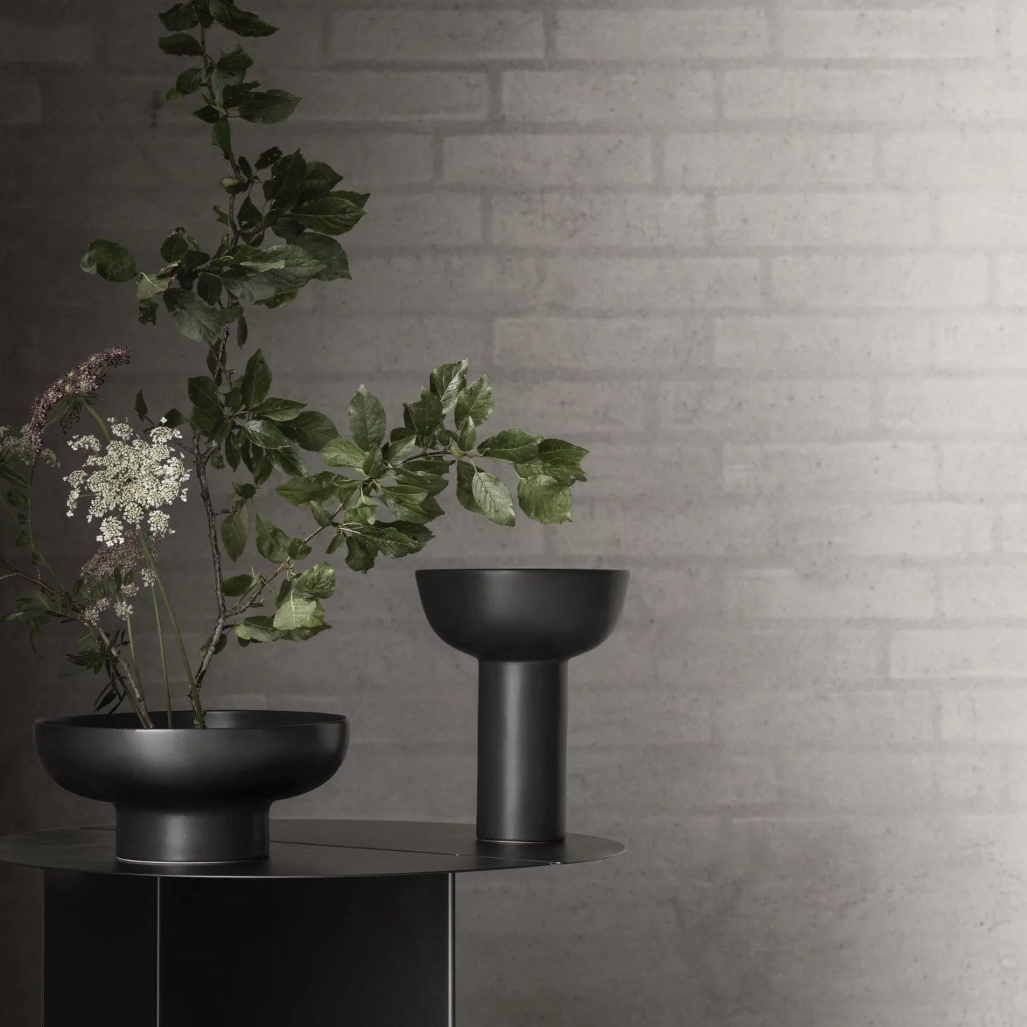 Vase Miyabi large - schwarz