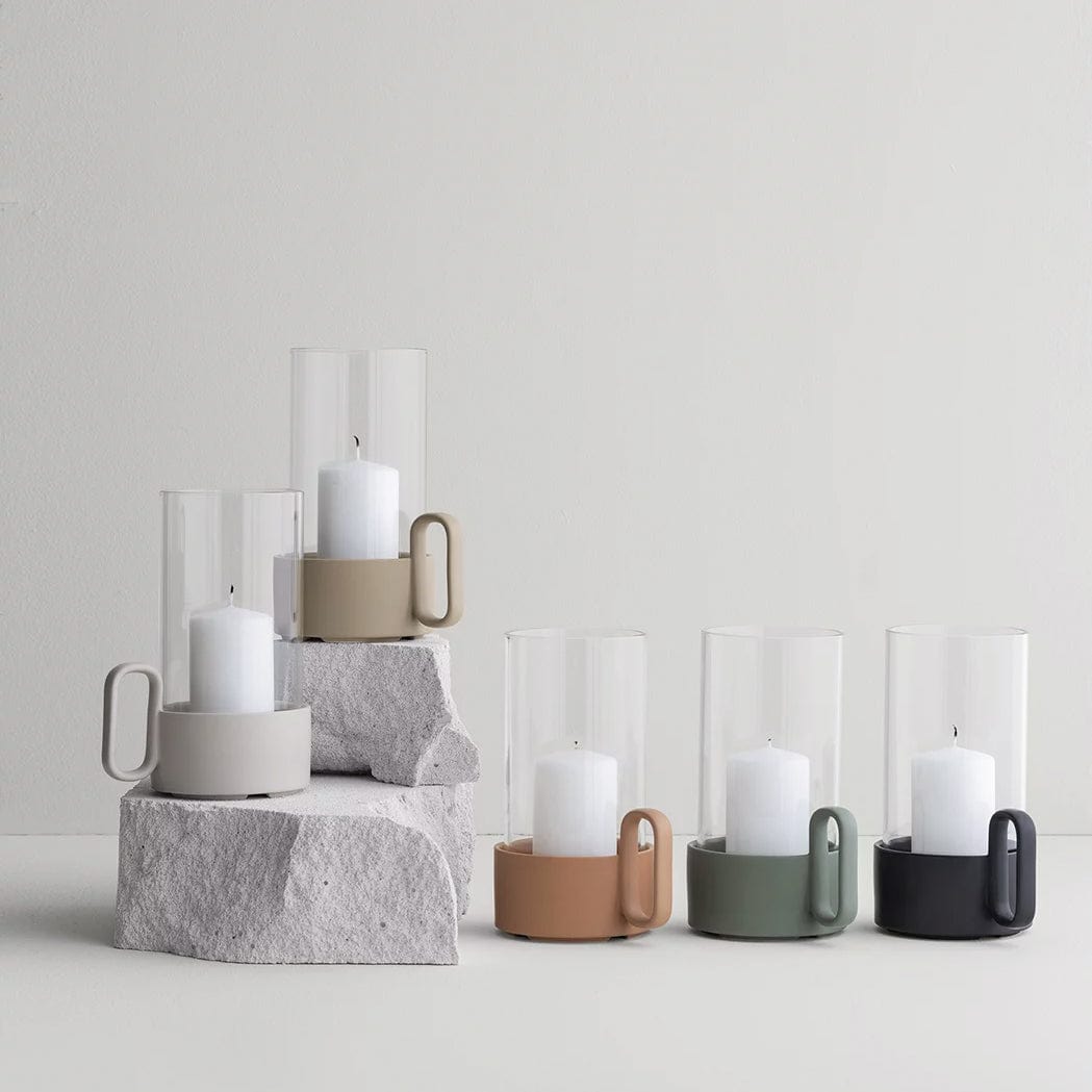 Windlicht Yuragi - schwarz