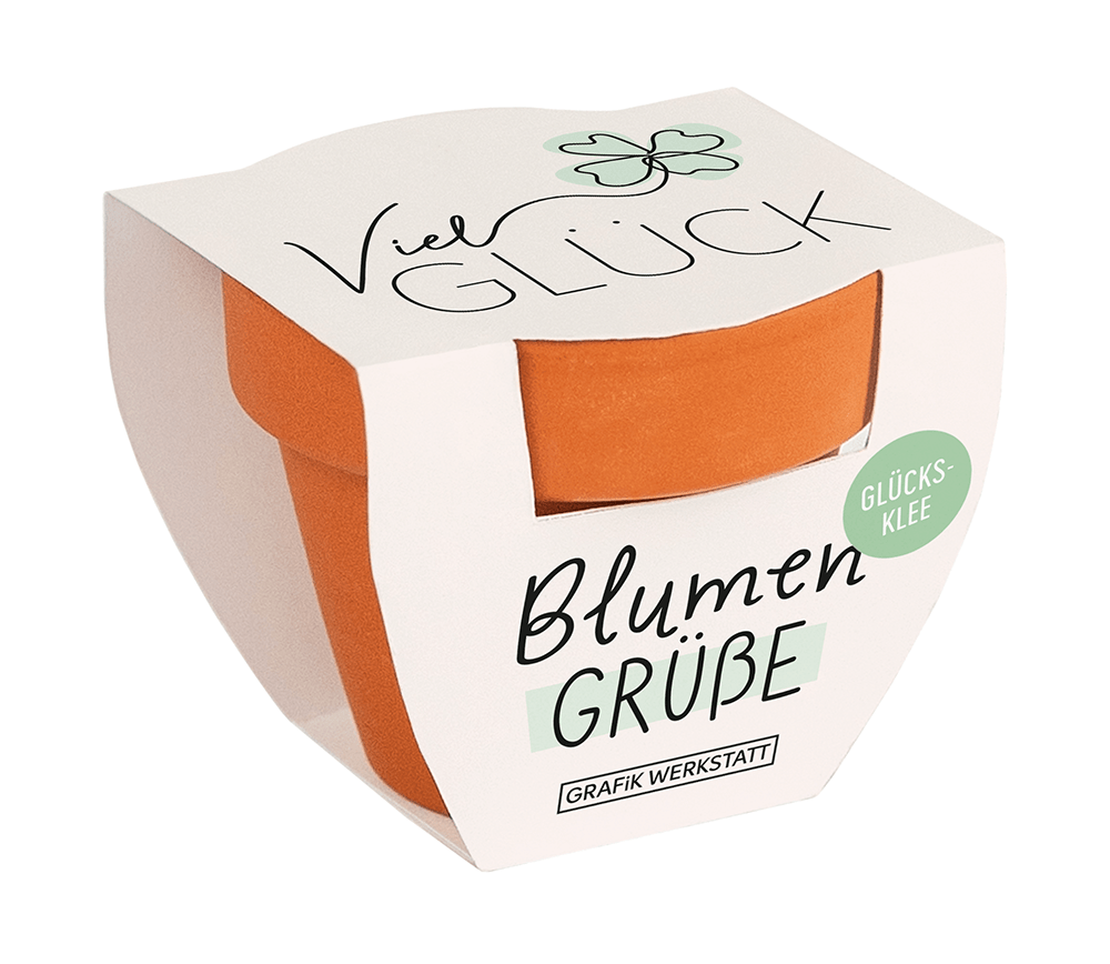 Blumengruß Viel Glück